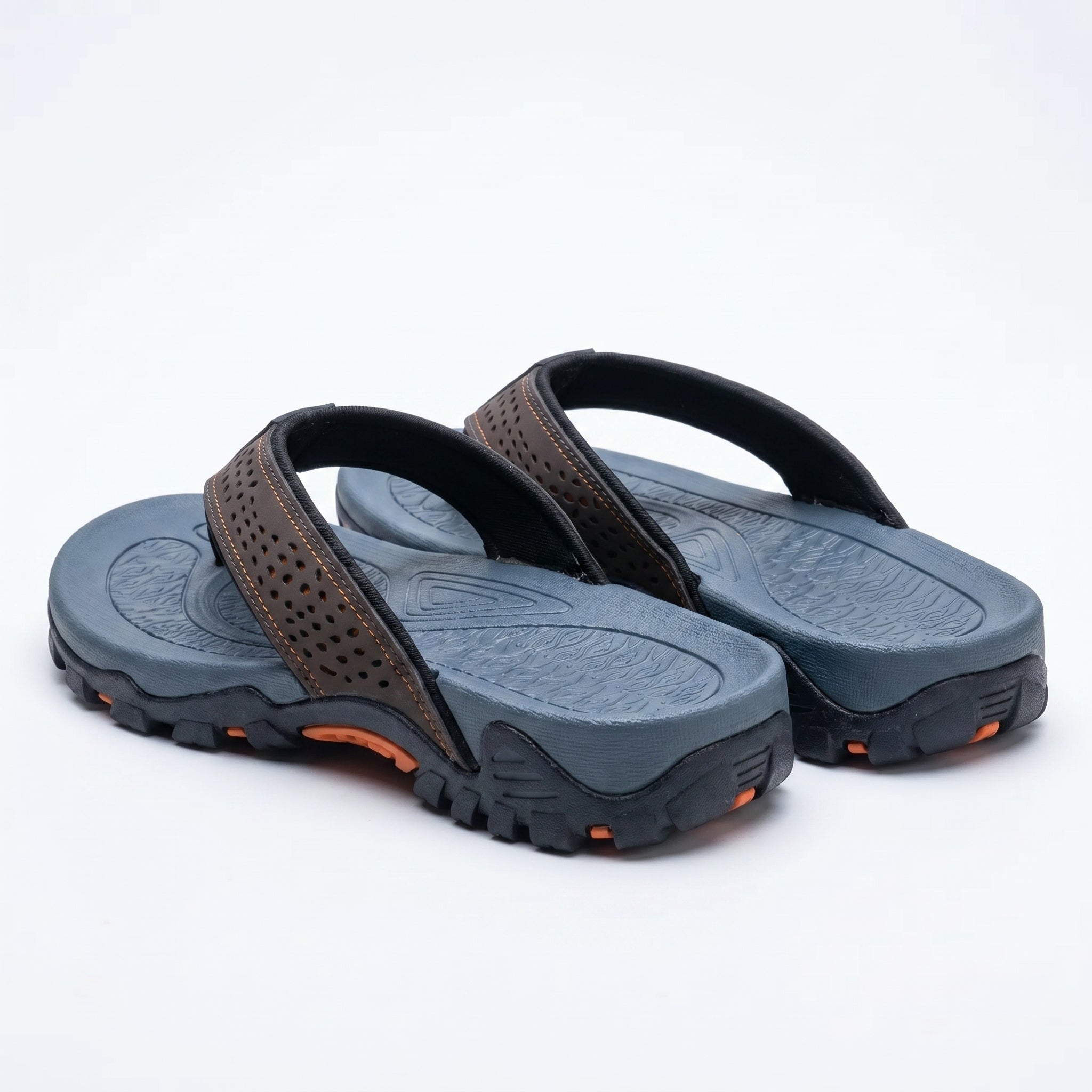 James - Men's Orthopaedic Arch Sandals - Slippers - Brown - Taylor & Bennett