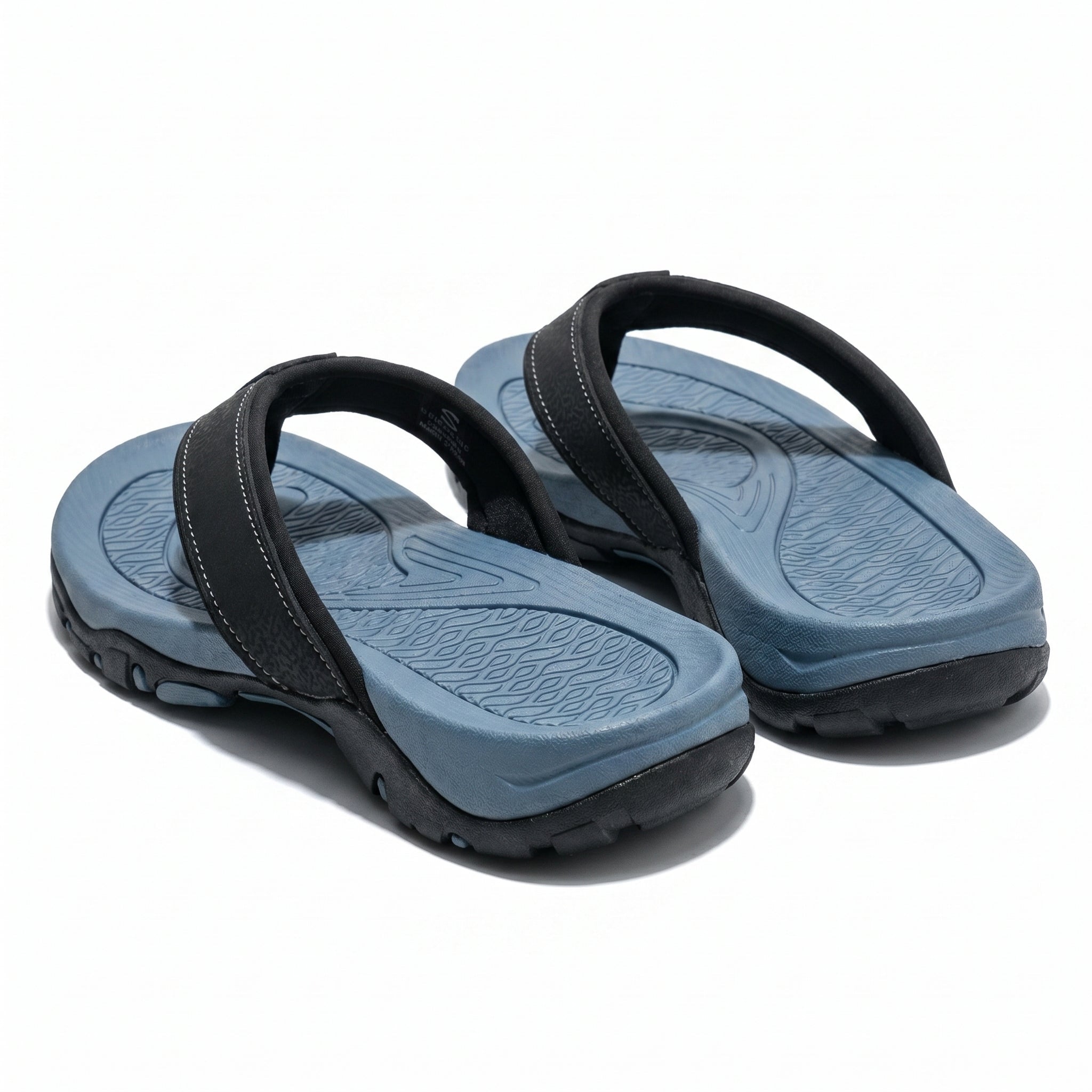James - Men's Orthopaedic Arch Sandals - Slippers - Black - Taylor & Bennett