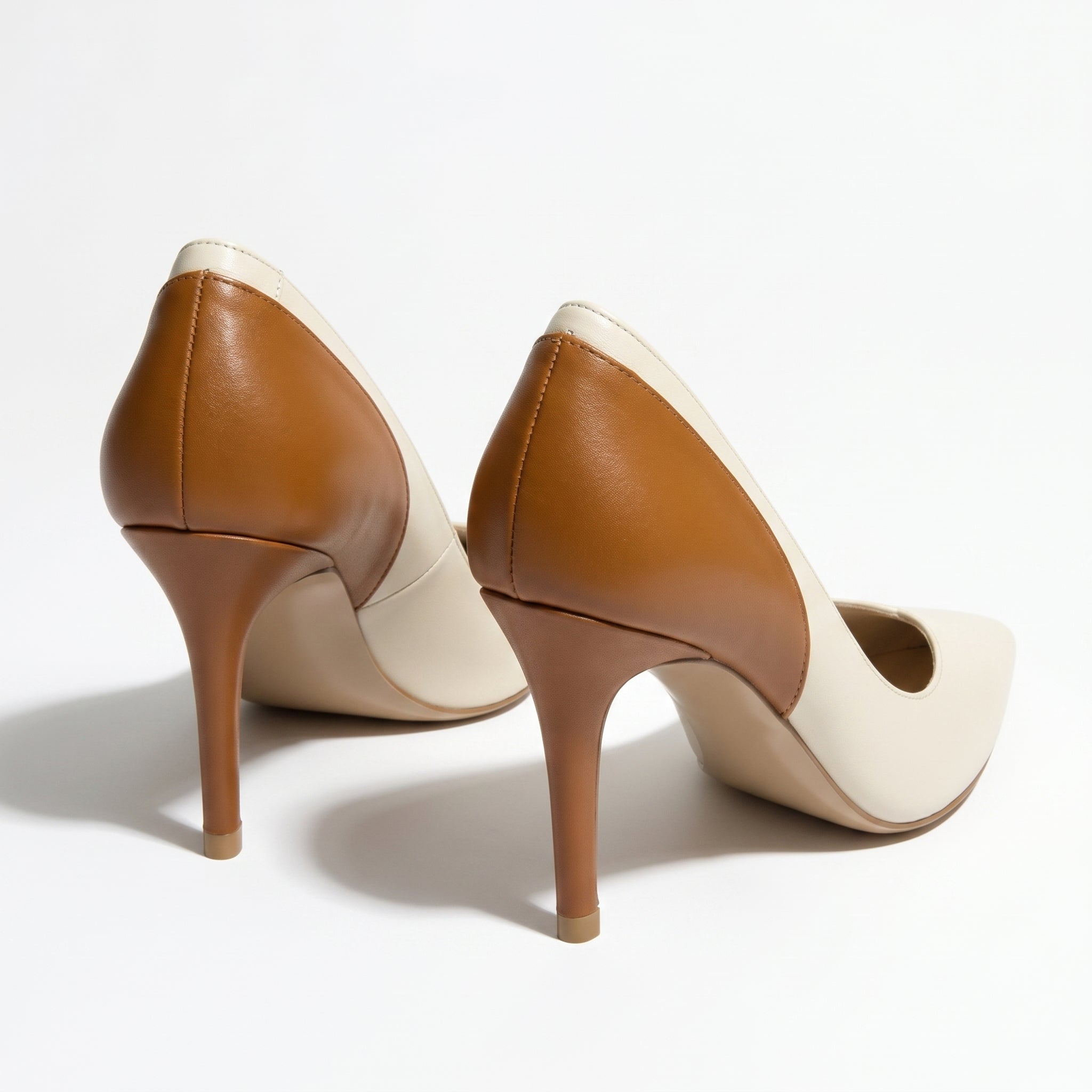 Jona - Women's Sleek Office Stiletto Heels - Sandals & Slides - Ivory - Taylor & Bennett
