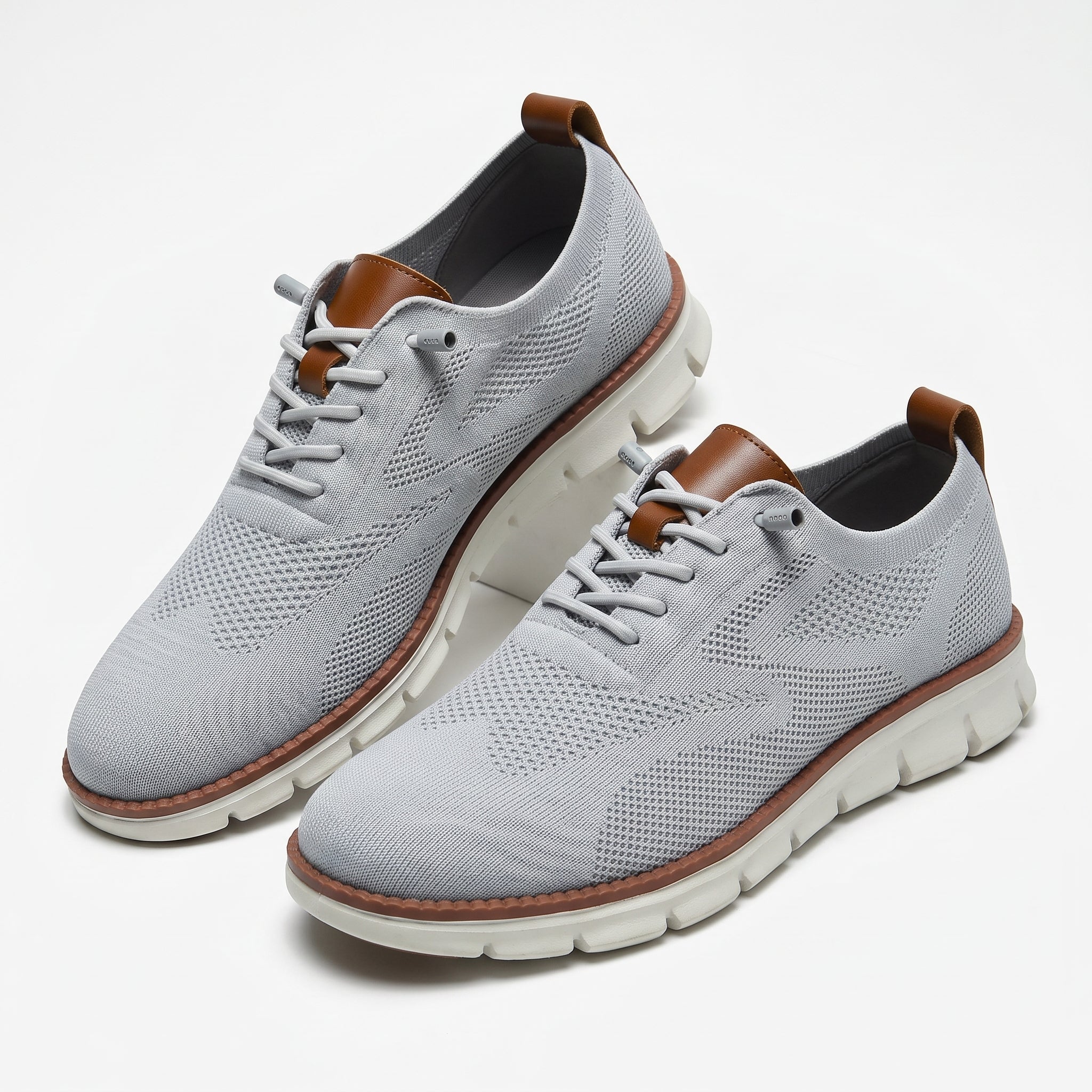 Jonas - Men's Summer Orthopaedic Breathable Cushioned Trainers - Sneakers - Grey - Taylor & Bennett