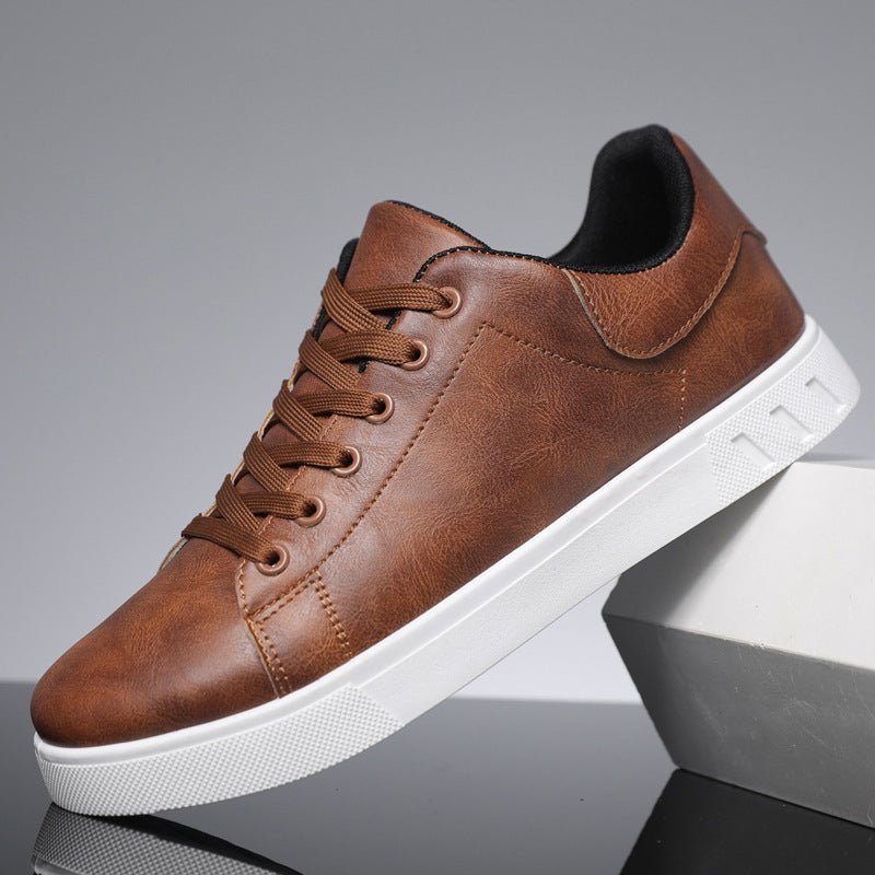 Jonas – Minimalist Casual Low - Top Trainers - Shoes - Brown - Taylor & Bennett