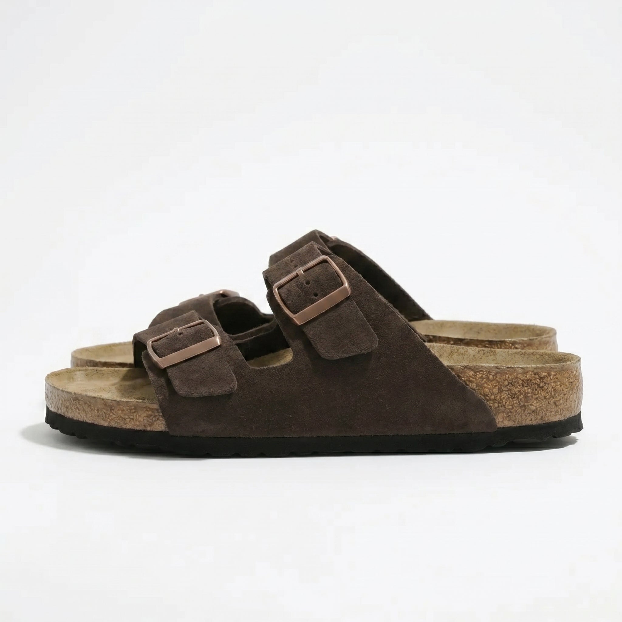 Lauren - Unisex Casual Two - Strap Sandals - Sandals - Brown - Taylor & Bennett