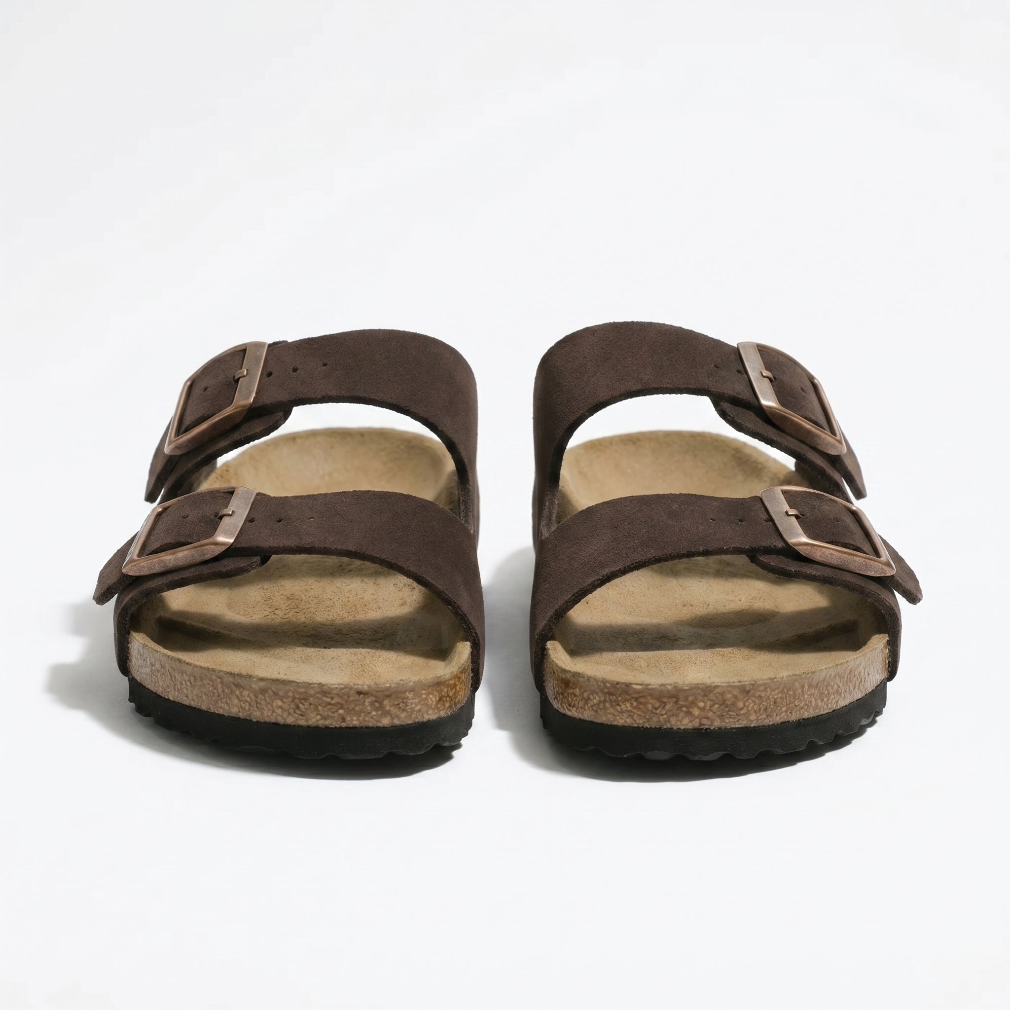 Lauren - Unisex Casual Two - Strap Sandals - Sandals - Brown - Taylor & Bennett