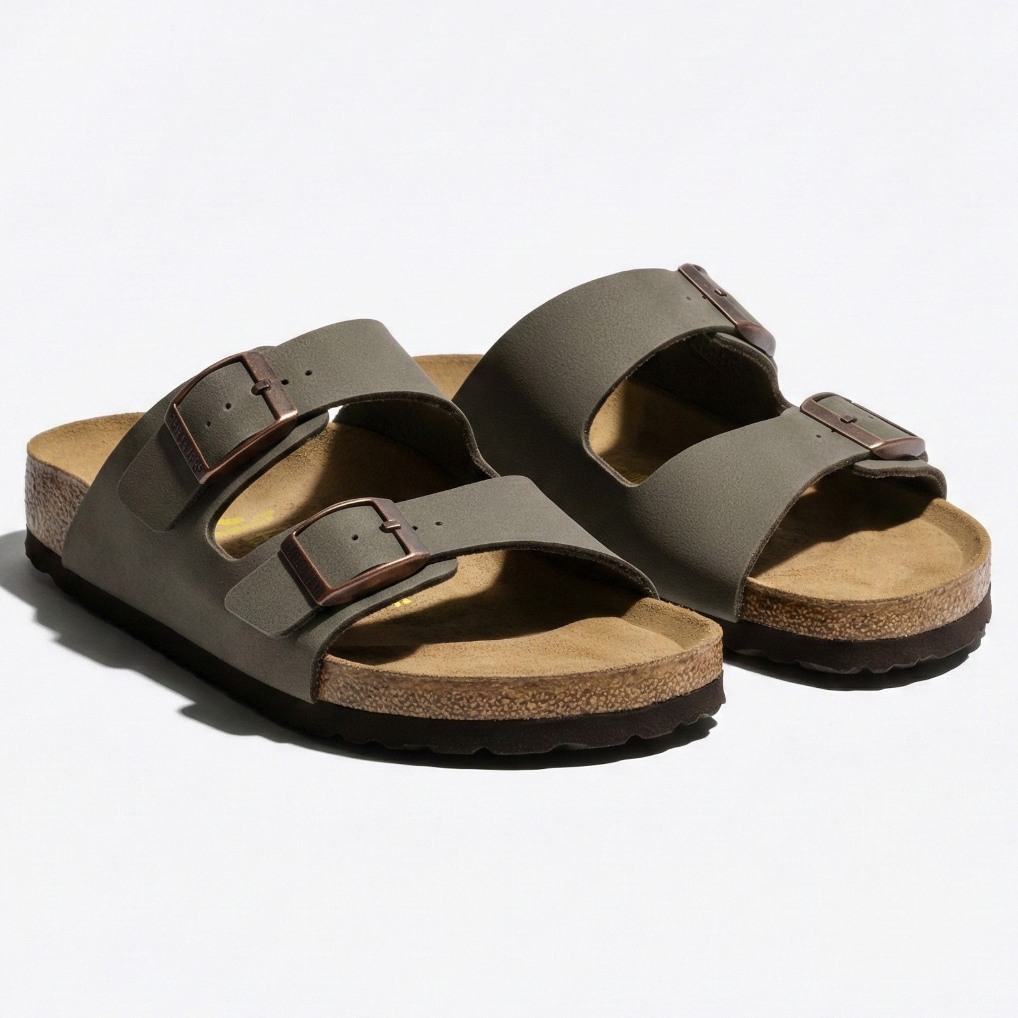 Lauren - Unisex Casual Two - Strap Sandals - Sandals - Brown - Taylor & Bennett