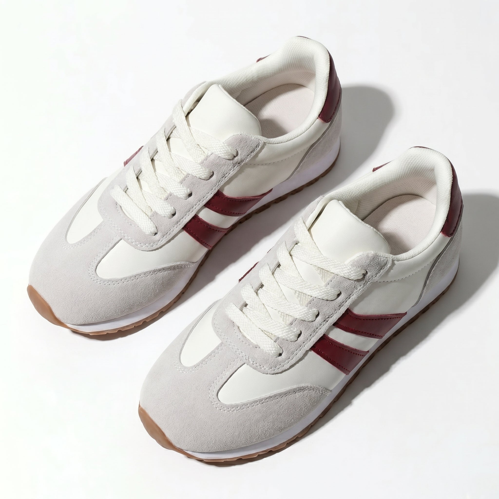 Lily – Women's Comfortable Orthopaedic Trainers - Trainers - Red - Taylor & Bennett