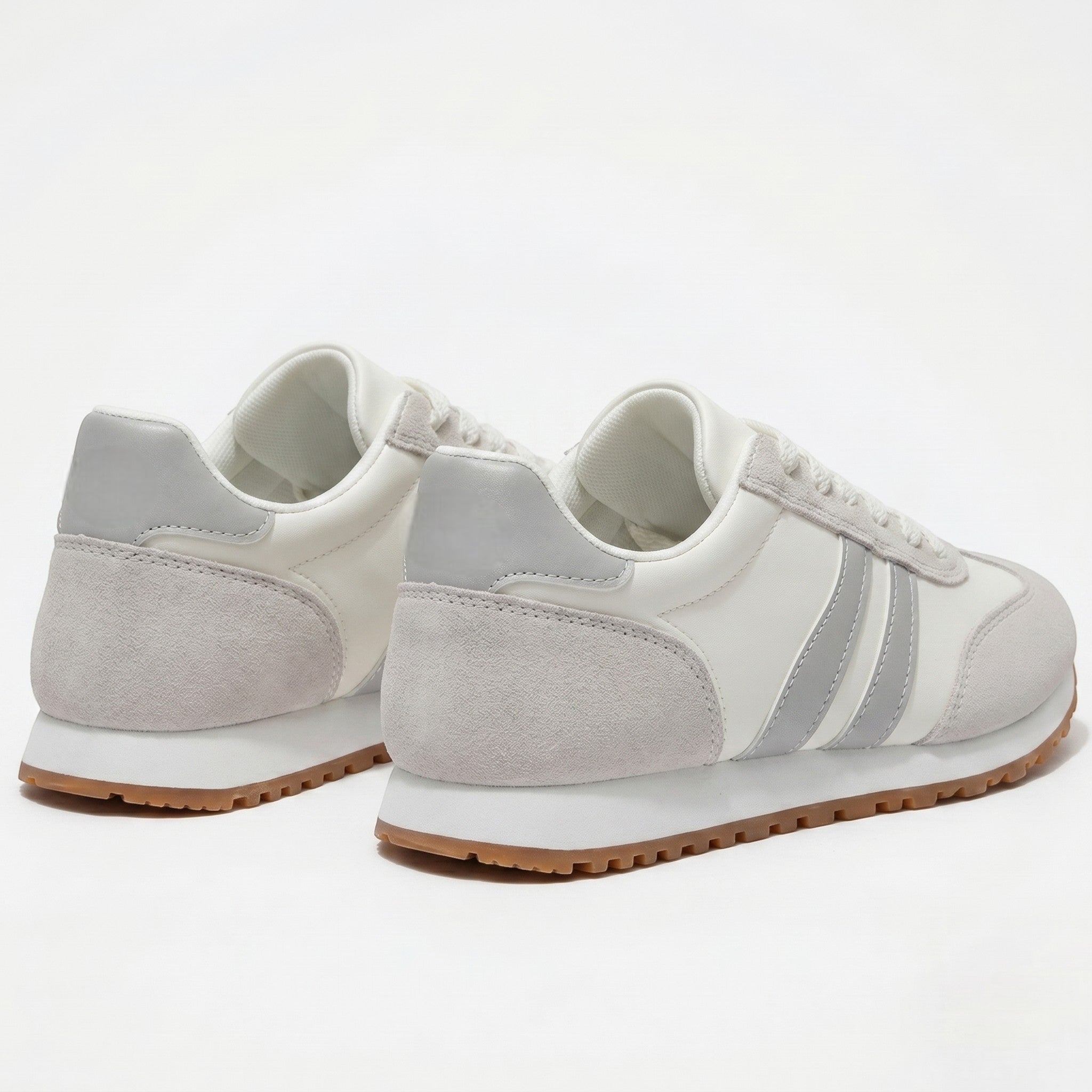 Lily – Women's Comfortable Orthopaedic Trainers - Trainers - Grey - Taylor & Bennett