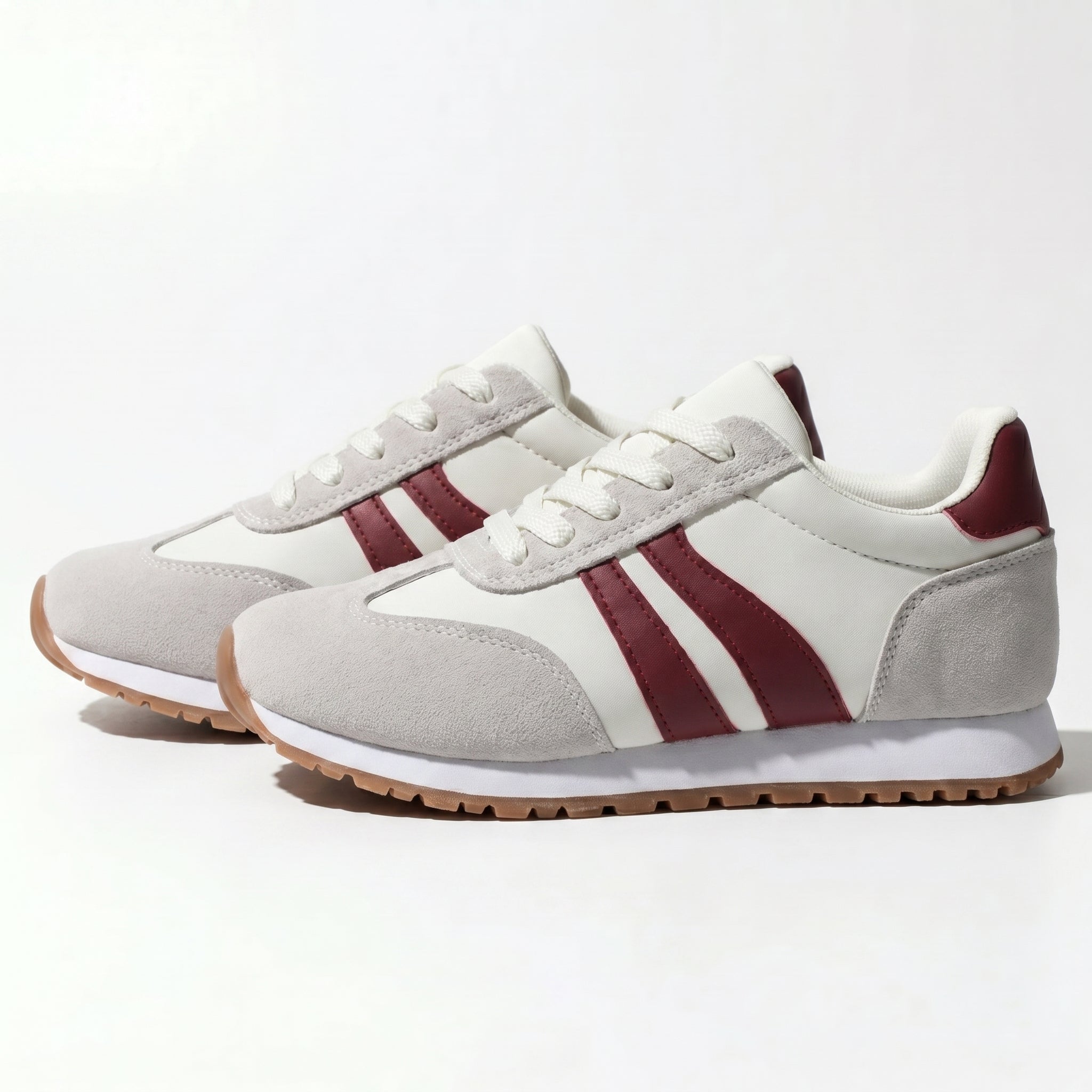 Lily – Women's Comfortable Orthopaedic Trainers - Trainers - Red - Taylor & Bennett