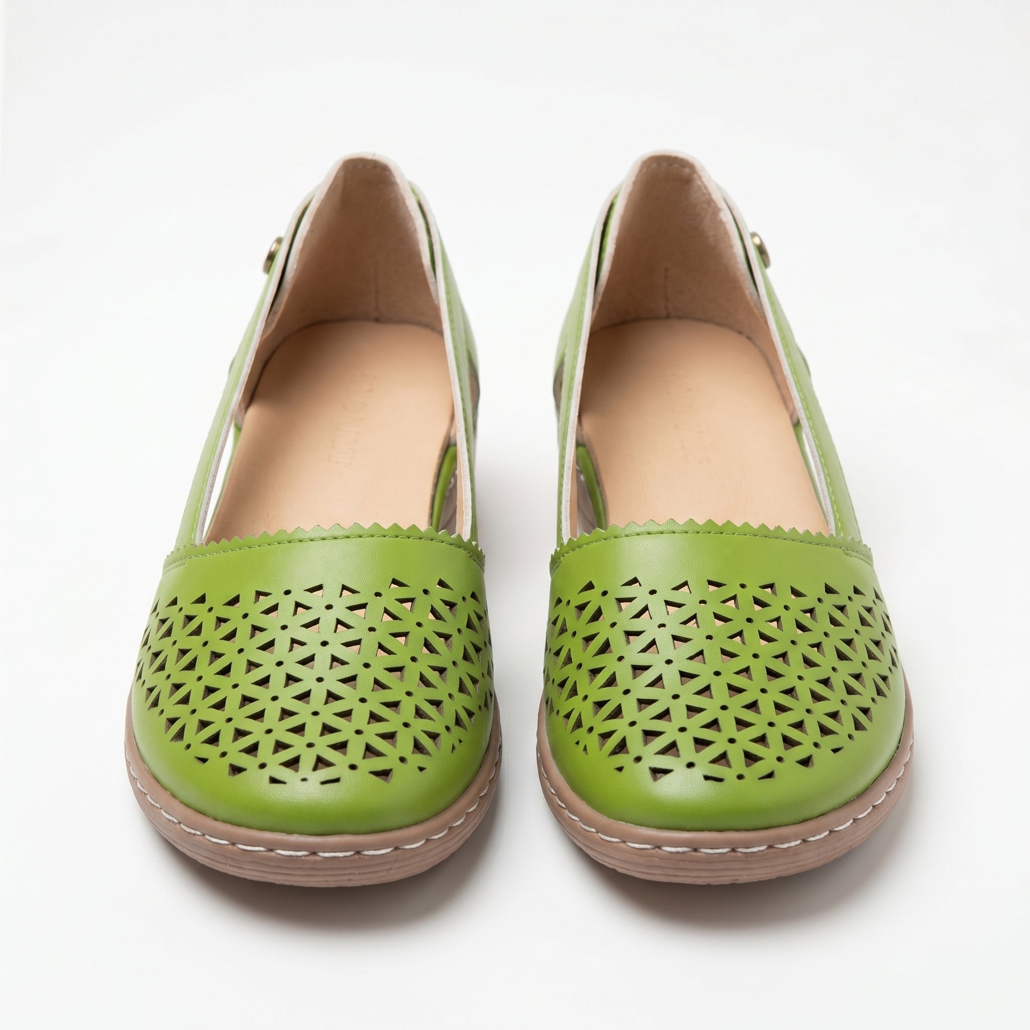 Lily - Women's Orthopaedic Breathable Loafers - Loafers - Green - Taylor & Bennett