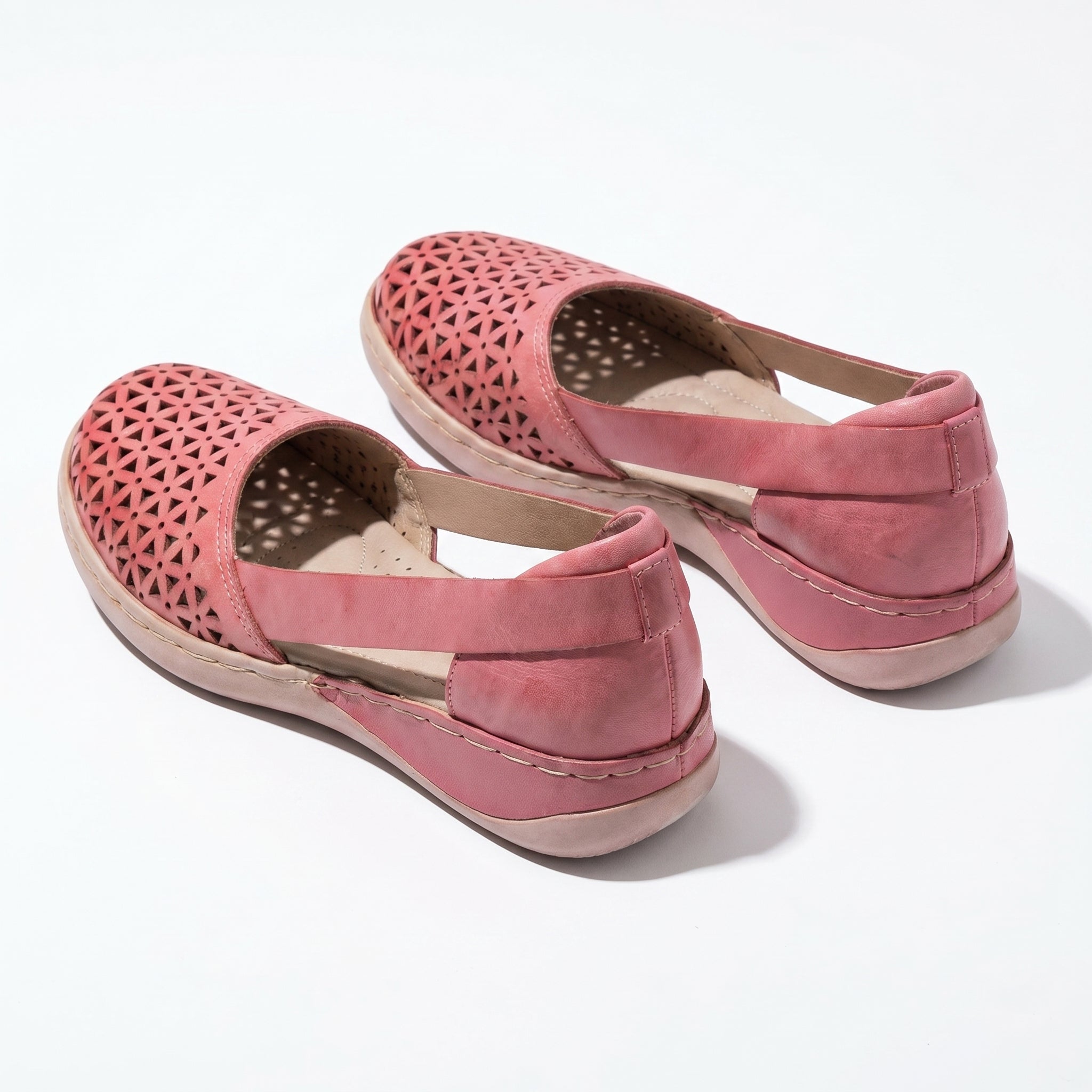 Lily - Women's Orthopaedic Breathable Loafers - Loafers - Pink - Taylor & Bennett