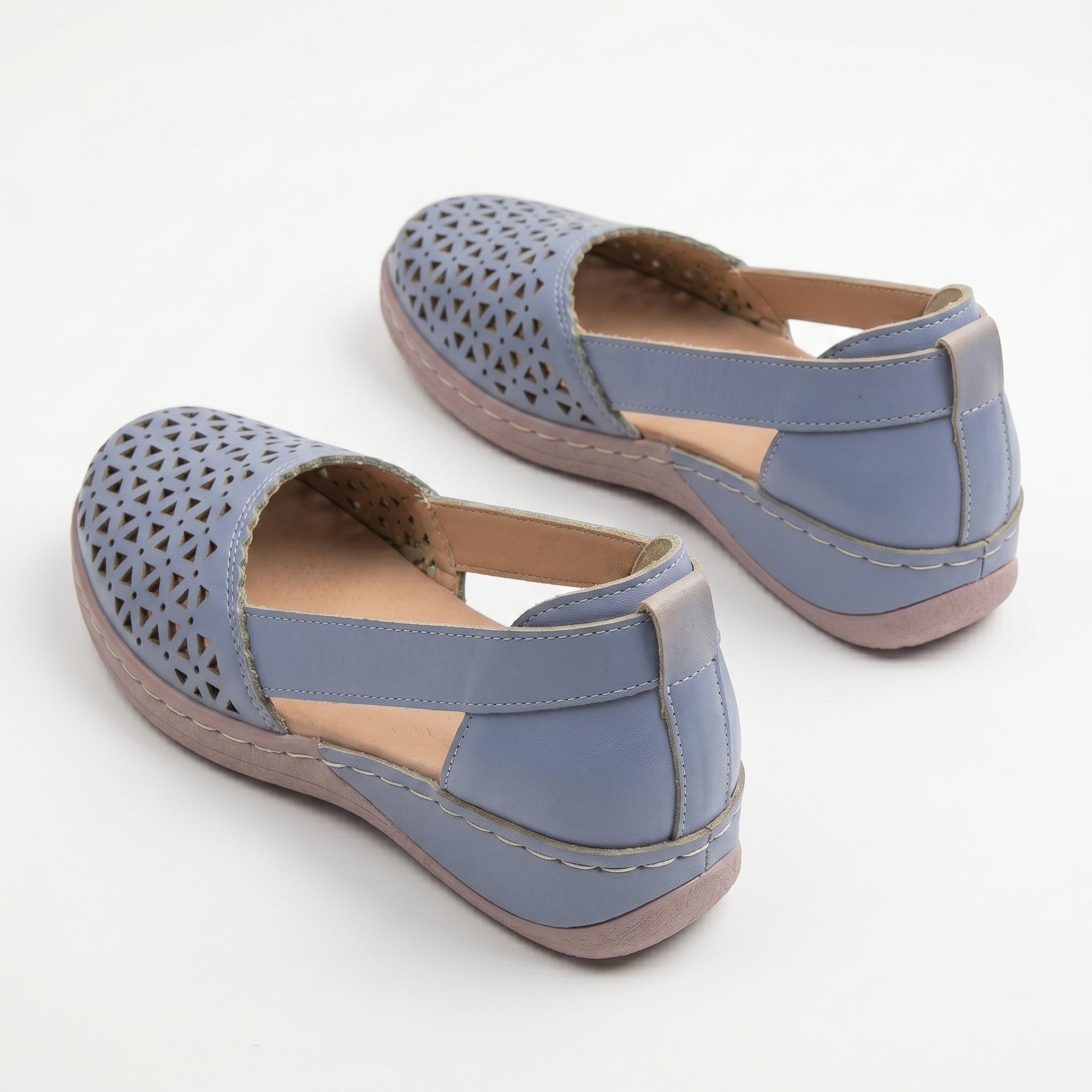Lily - Women's Orthopaedic Breathable Loafers - Loafers - Blue - Taylor & Bennett