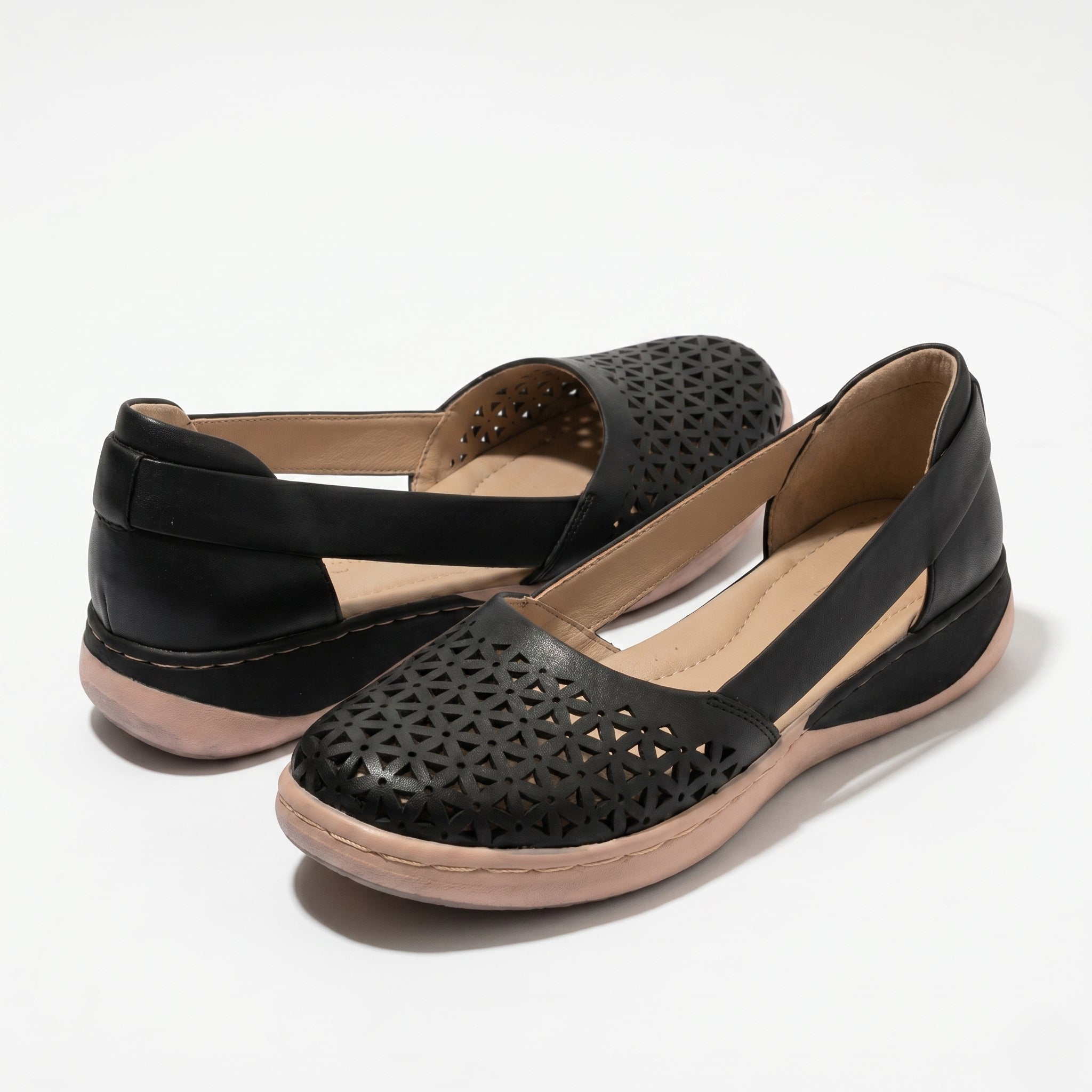 Lily - Women's Orthopaedic Breathable Loafers - Loafers - Black - Taylor & Bennett