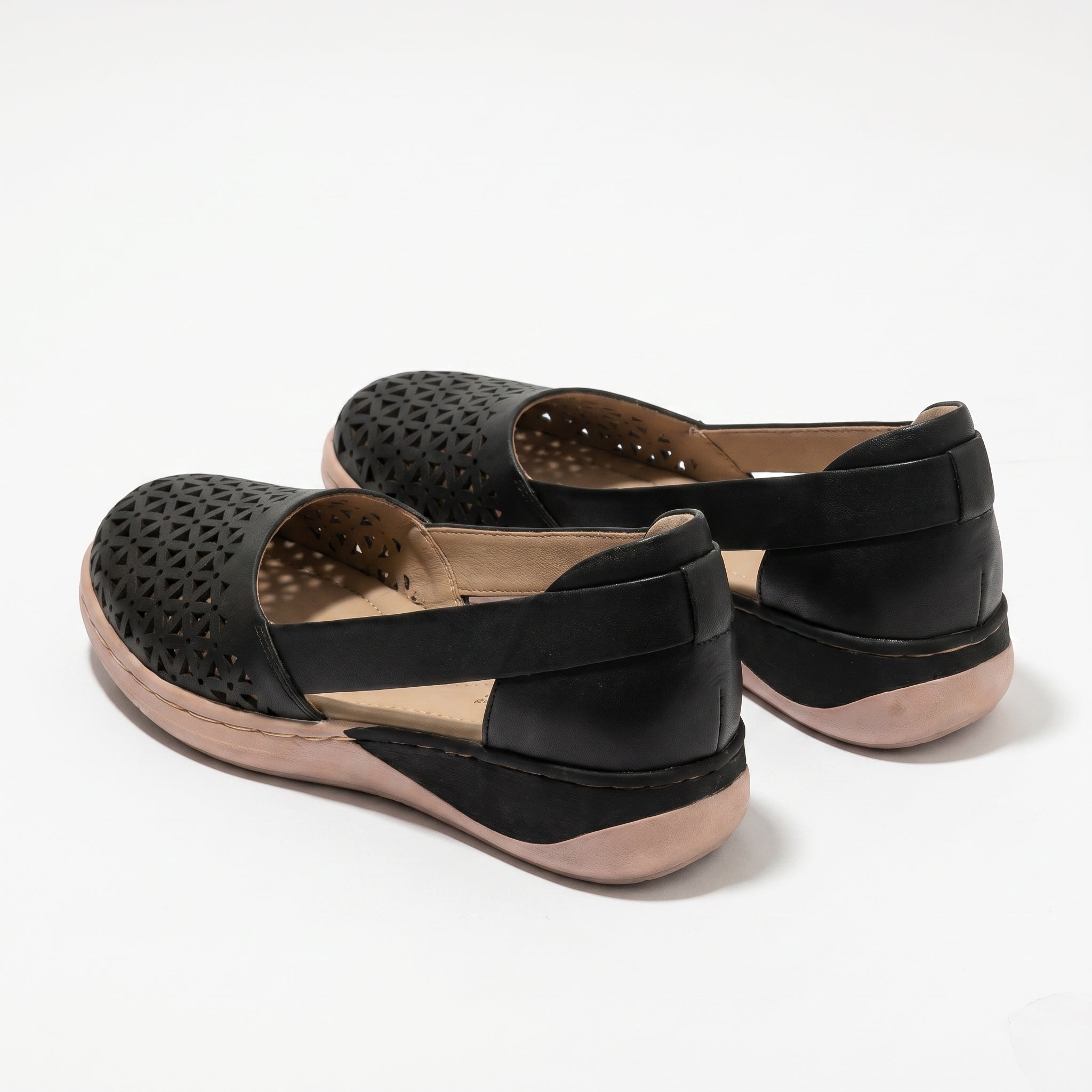 Lily - Women's Orthopaedic Breathable Loafers - Loafers - Black - Taylor & Bennett