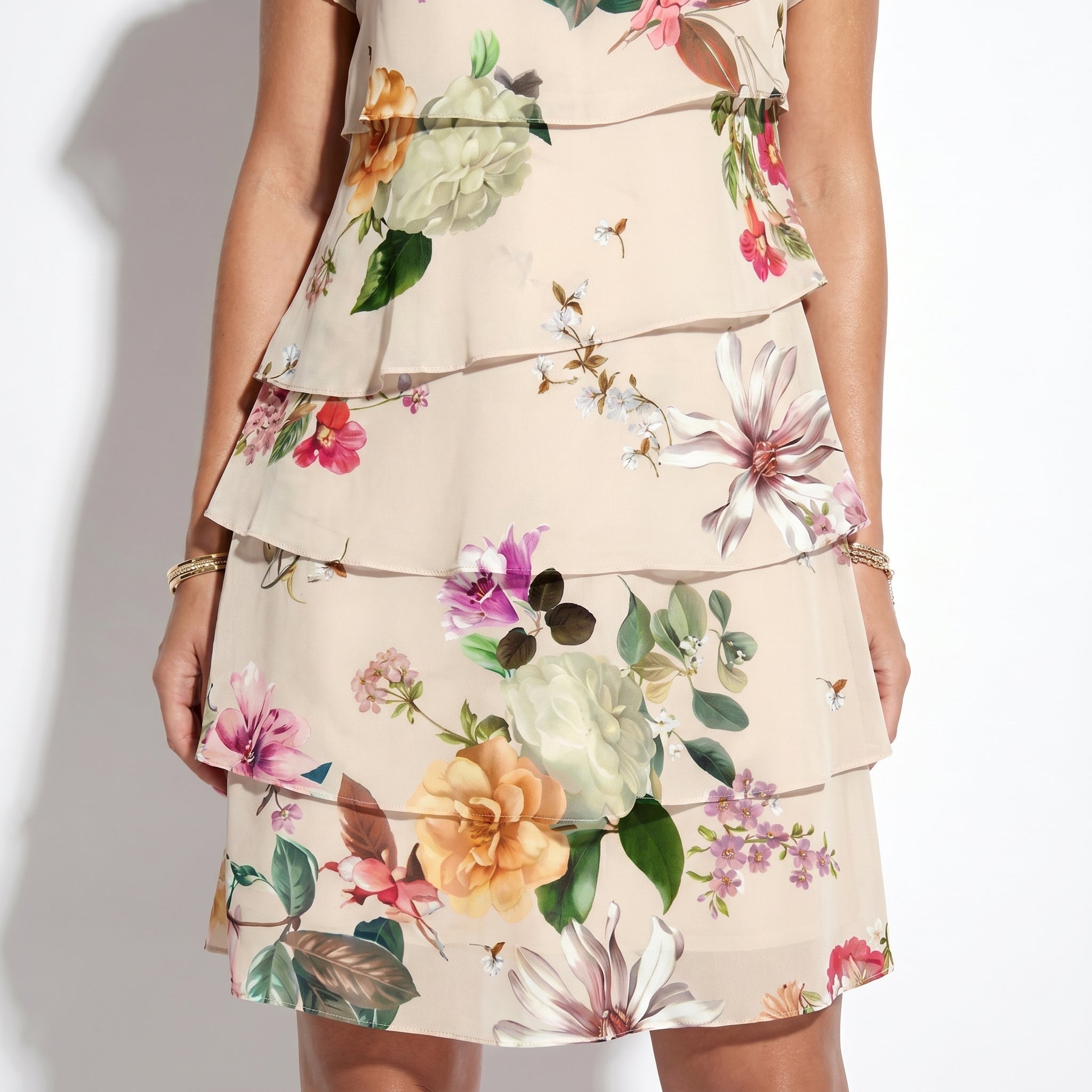 Lily - Women's Summer Ruffle Mini Dress - Dress - Purple - Taylor & Bennett