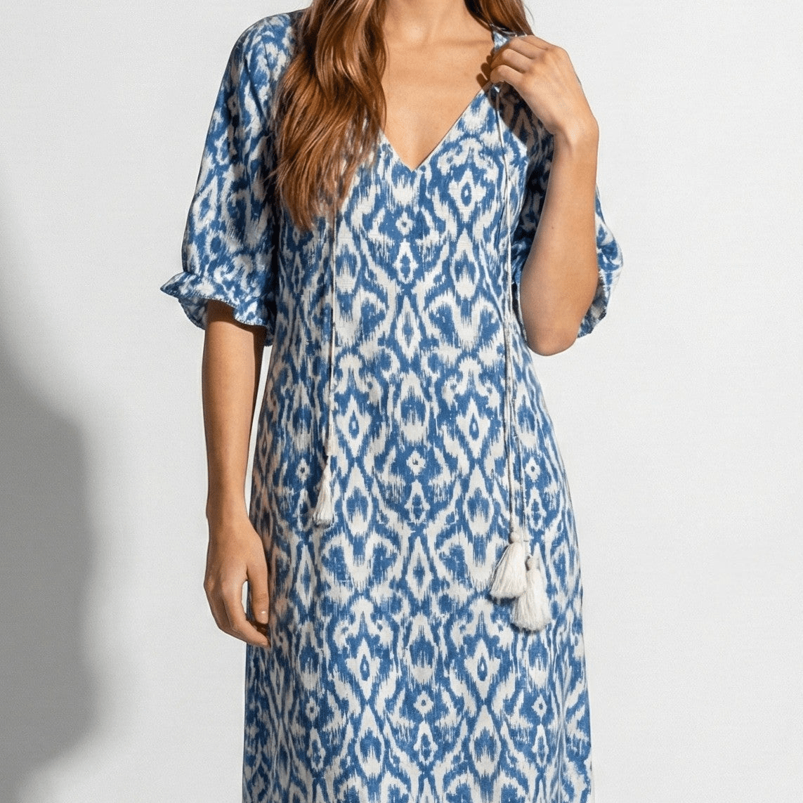 Lucy - Women's Bohemian Maxi Dress with Loose Fit - Dresses - Style 5 - Taylor & Bennett