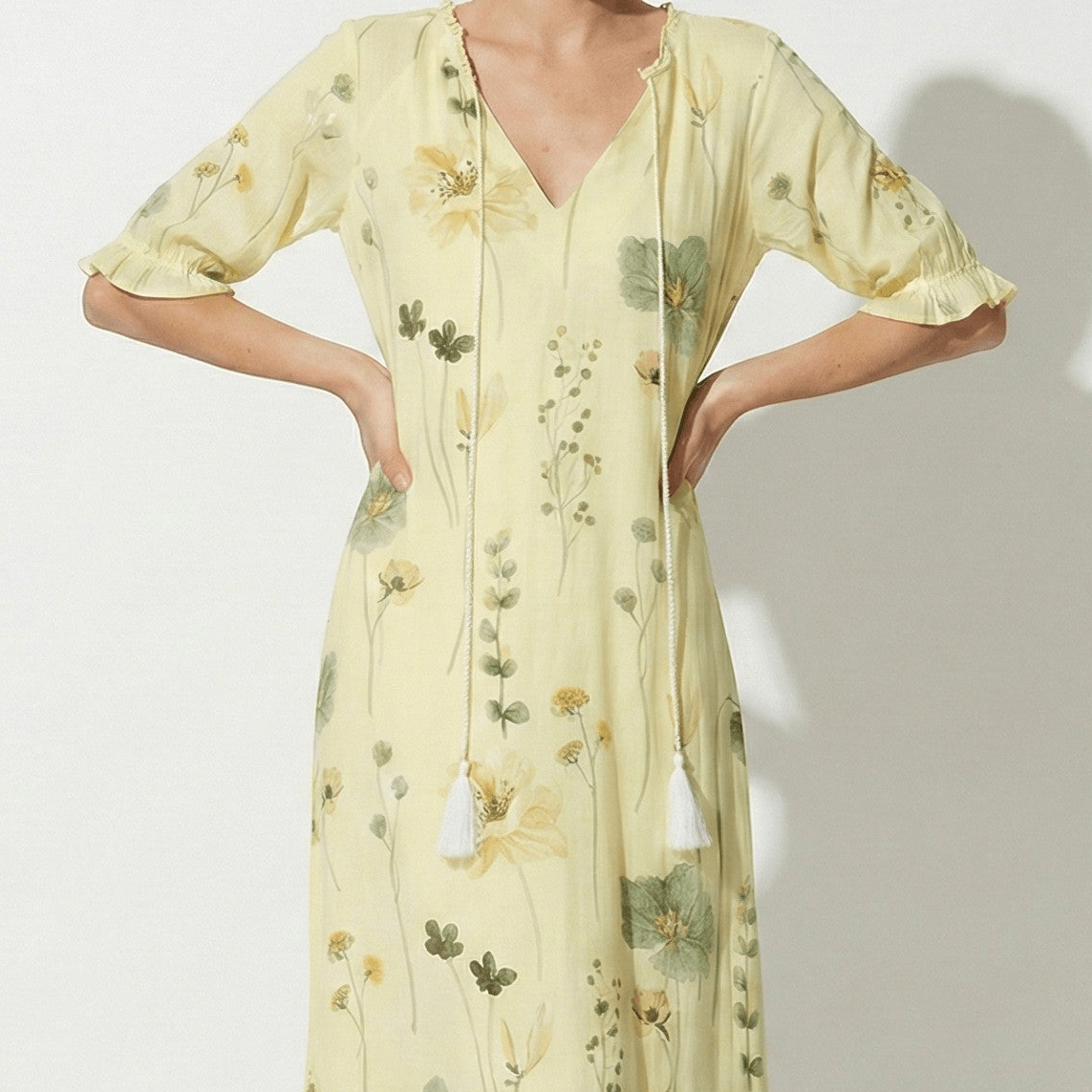 Lucy - Women's Bohemian Maxi Dress with Loose Fit - Dresses - Style 2 - Taylor & Bennett
