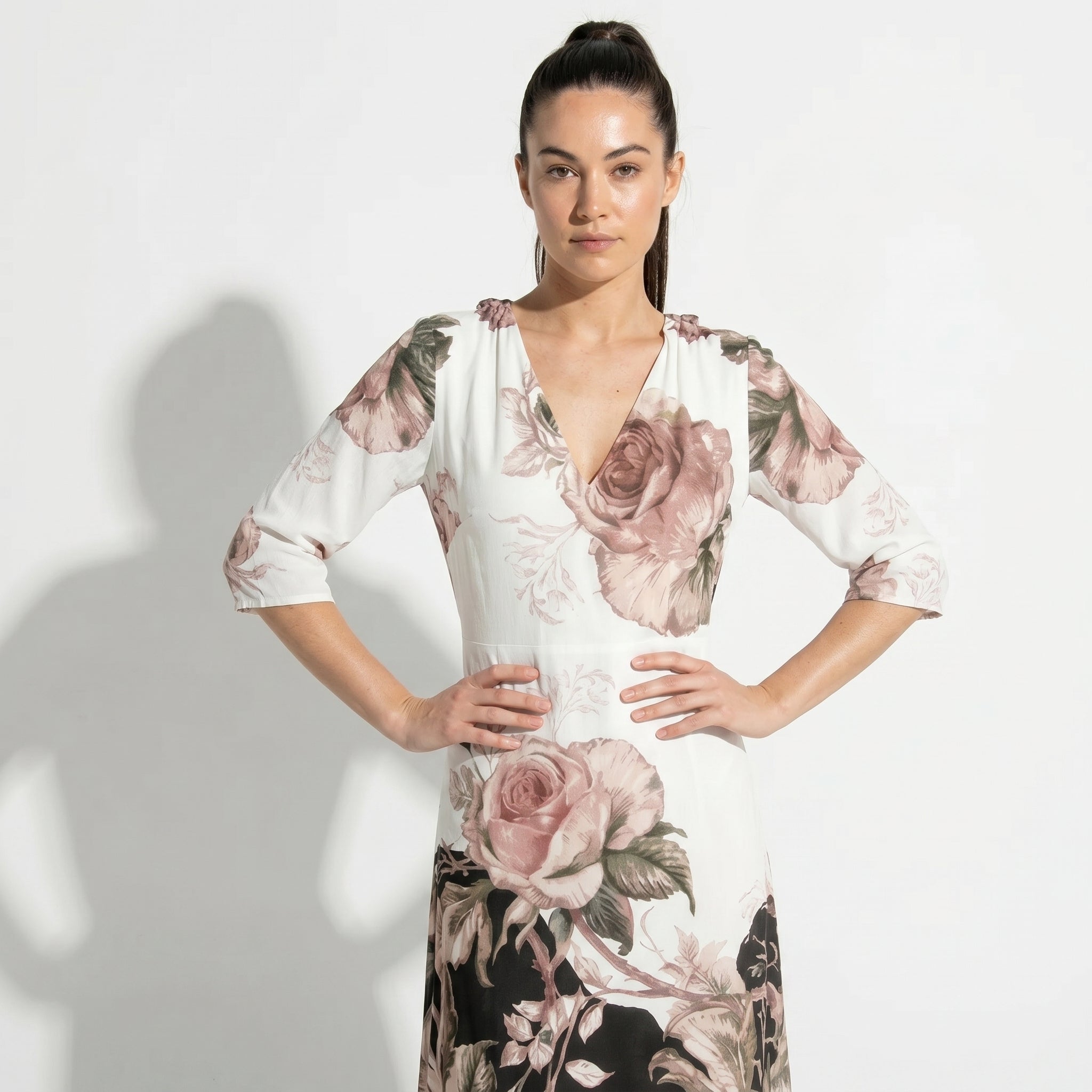 Lucy - Women's Summer Maxi Dress - Dresses - Black - Taylor & Bennett