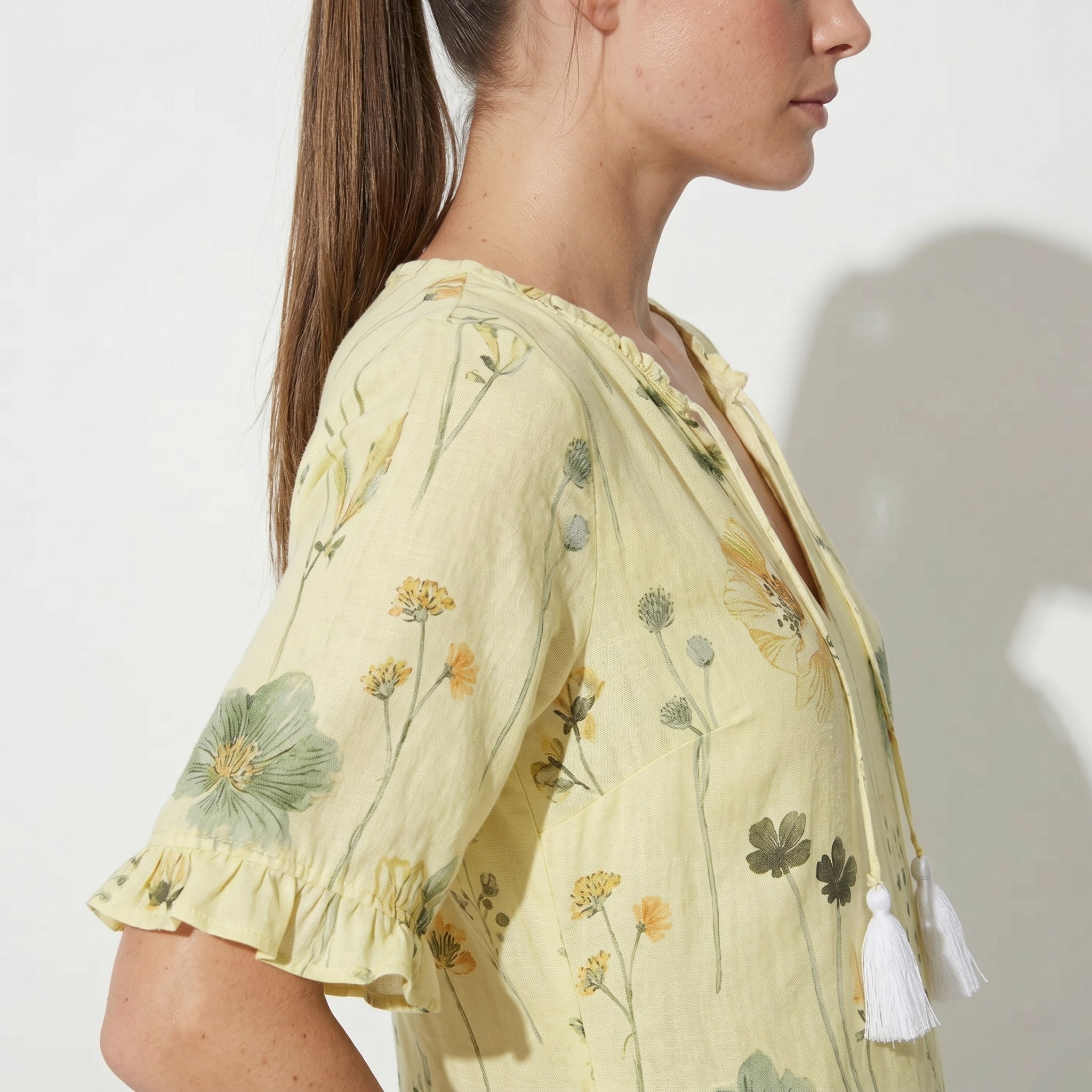 Lucy - Women's Summer Maxi Dress - Dresses - Yellow - Taylor & Bennett