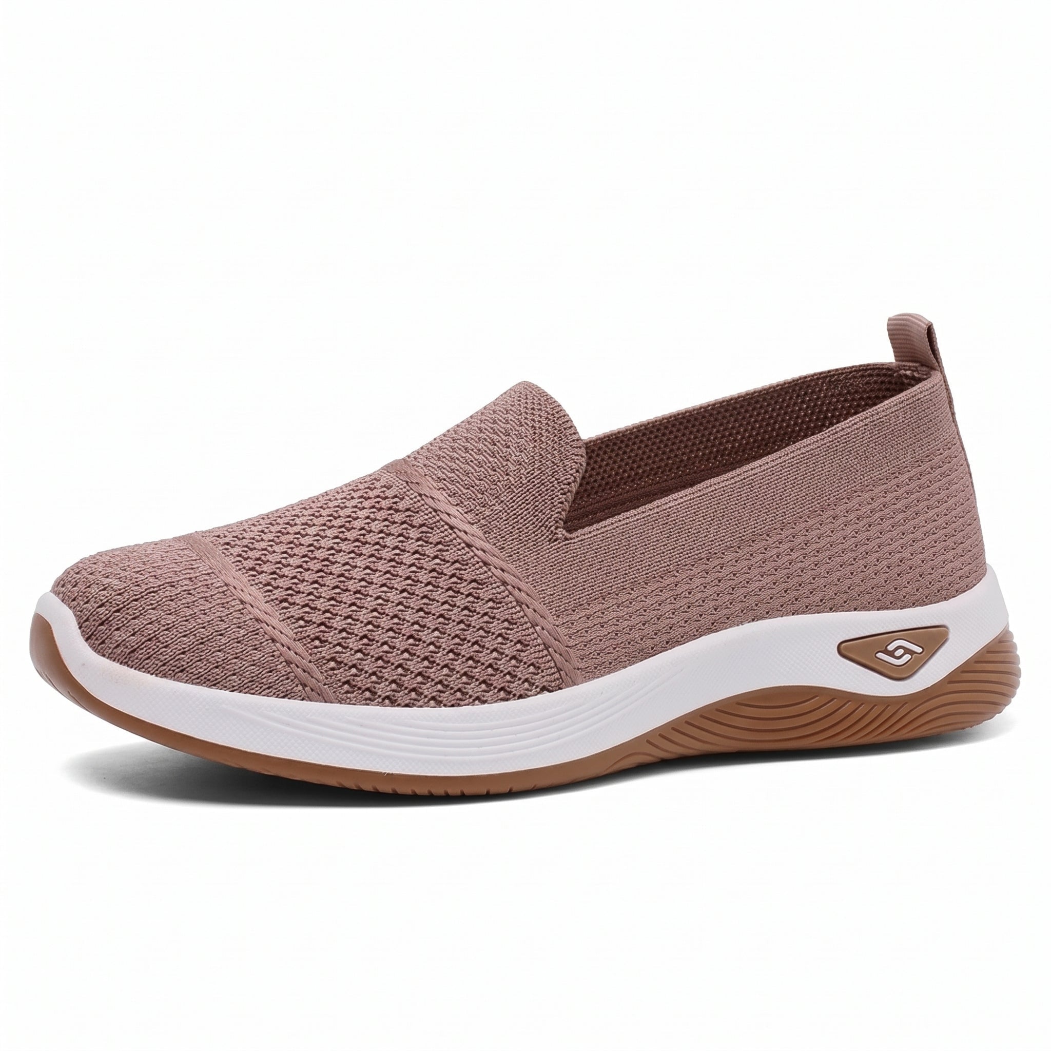 Monika - Women's Orthopaedic Cushioned Slip - On Trainers - Orthopaedic Shoes - Pink - Taylor & Bennett