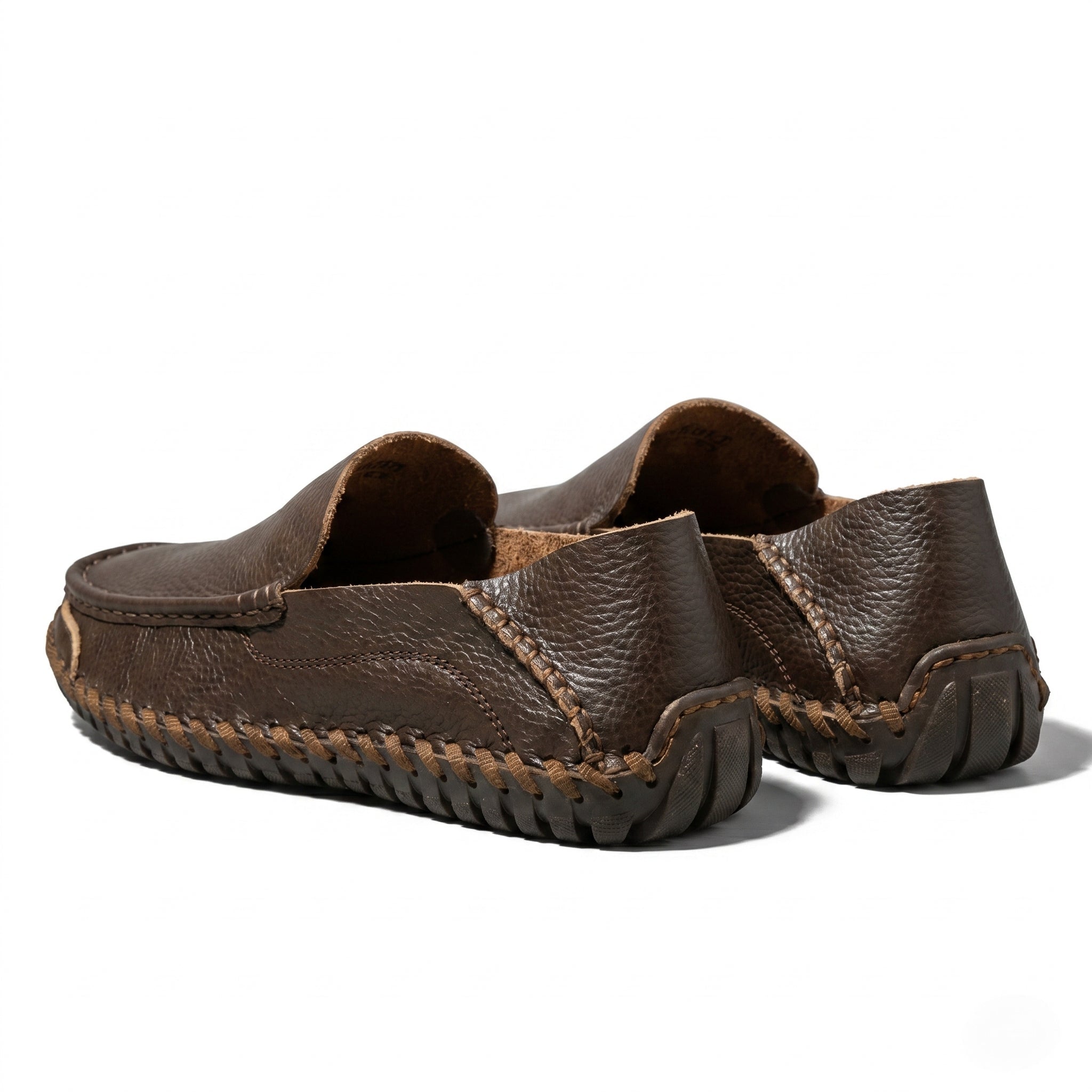 Nathan - Men's Orthopaedic Formal Loafers - Loafers - Dark Brown - Taylor & Bennett