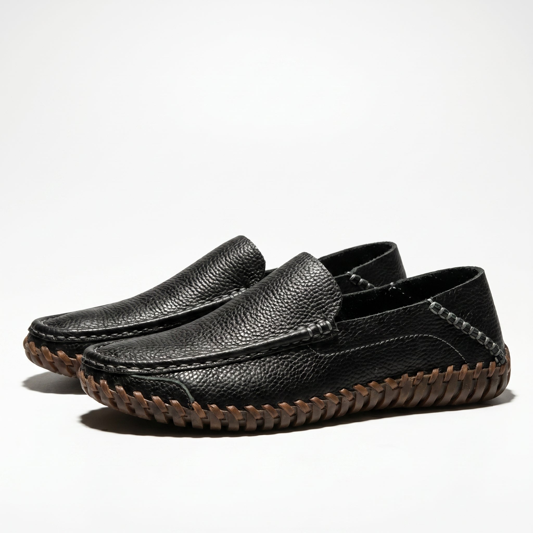 Nathan - Men's Orthopaedic Formal Loafers - Loafers - Black - Taylor & Bennett
