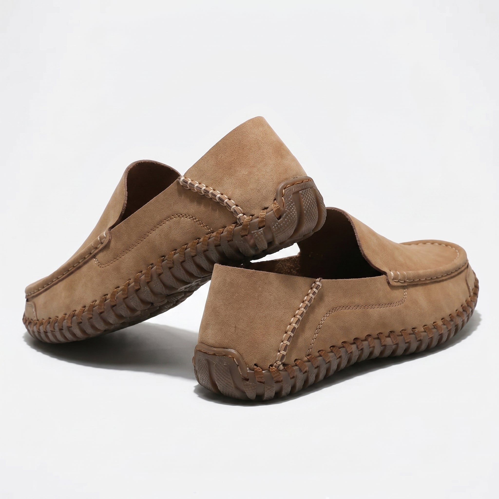 Nathan - Men's Orthopaedic Formal Loafers - Loafers - Light Brown - Taylor & Bennett