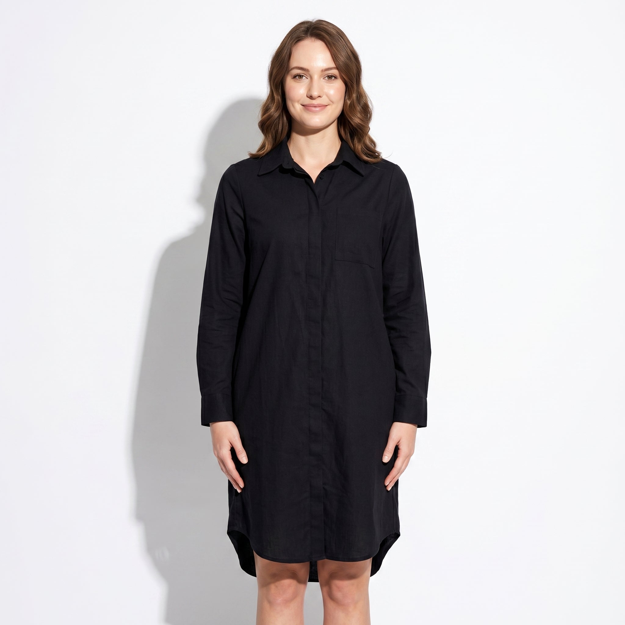 Nicole - Women's Summer Formal Midi Dress - Dress - Black - Taylor & Bennett