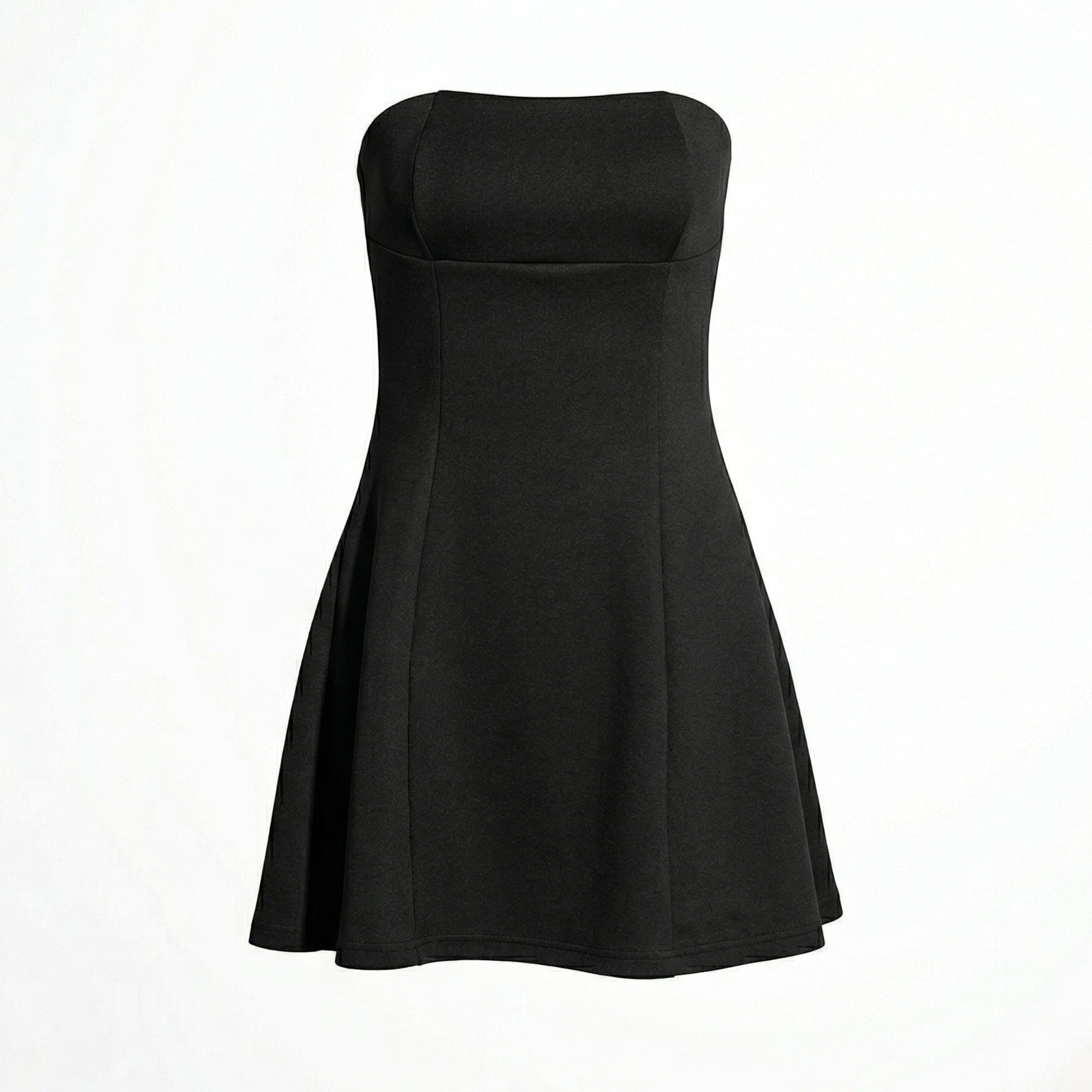 Nova – Women's Strapless Mini Dress - Mini Dresses - Black - Taylor & Bennett