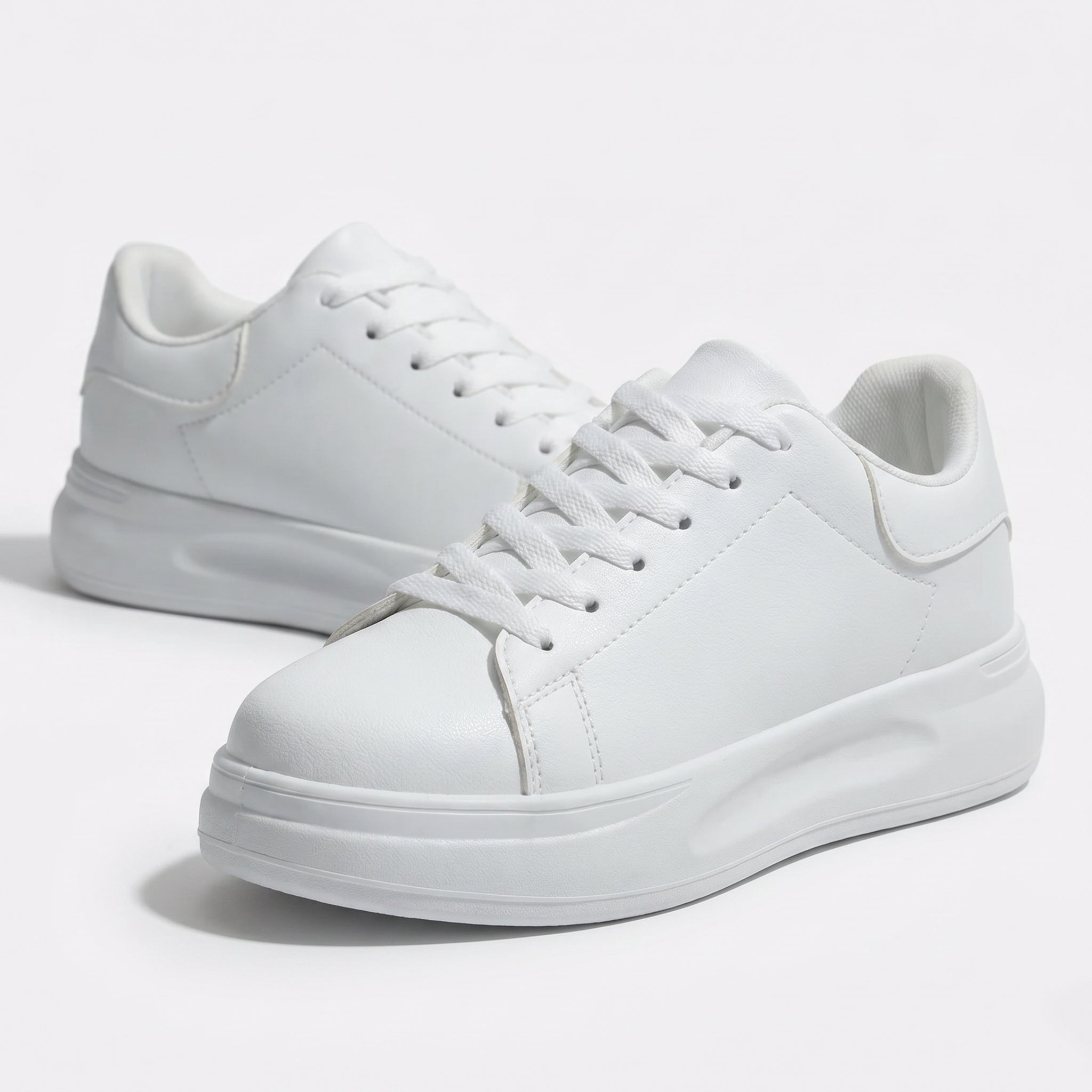 Olivia - Women's Casual Trainers - Trainers - White - Taylor & Bennett