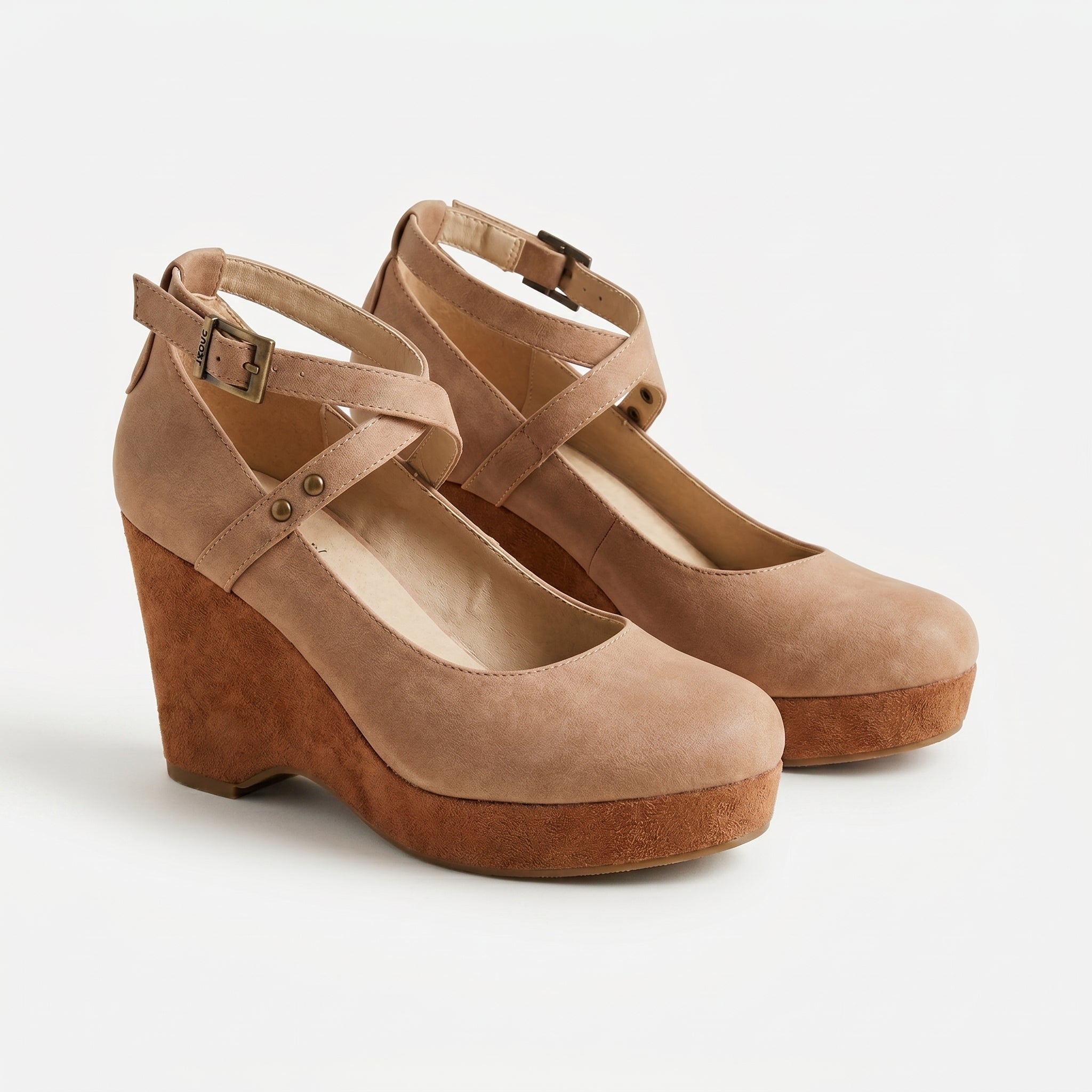Olivia - Women's Chunky Heel Sandals - Sandal - Khaki - Taylor & Bennett