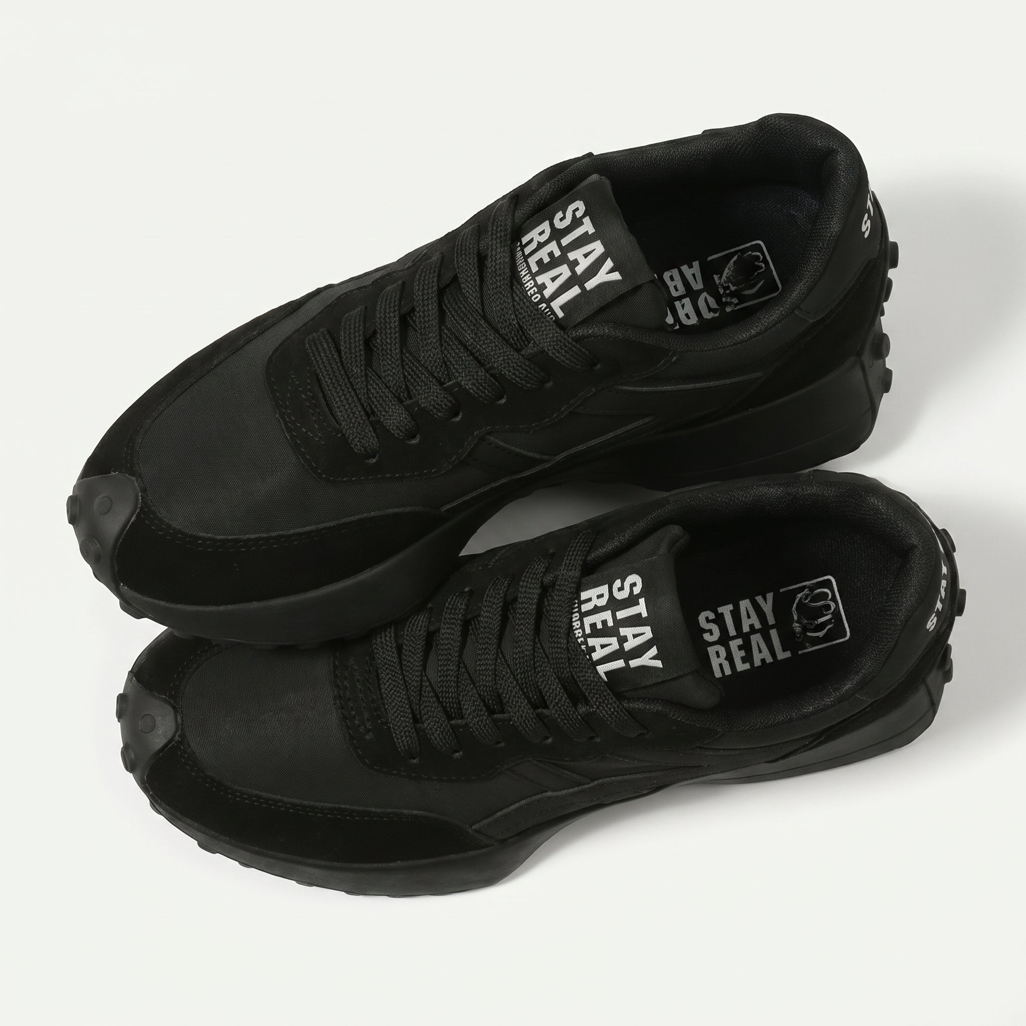 Olivia - Women's Chunky Sole Trainers - Trainers - Black - Taylor & Bennett