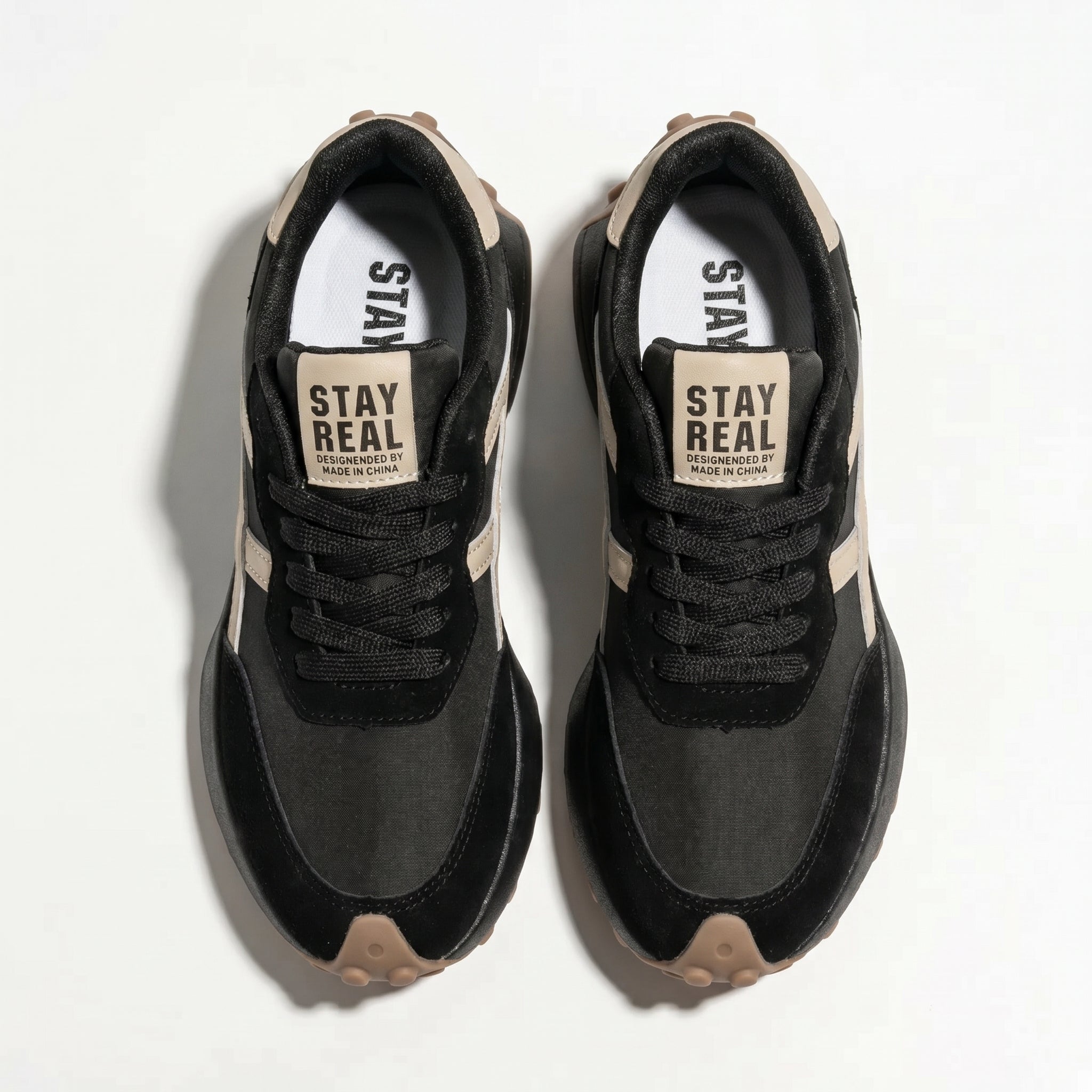 Olivia - Women's Chunky Sole Trainers - Trainers - Khaki - Taylor & Bennett