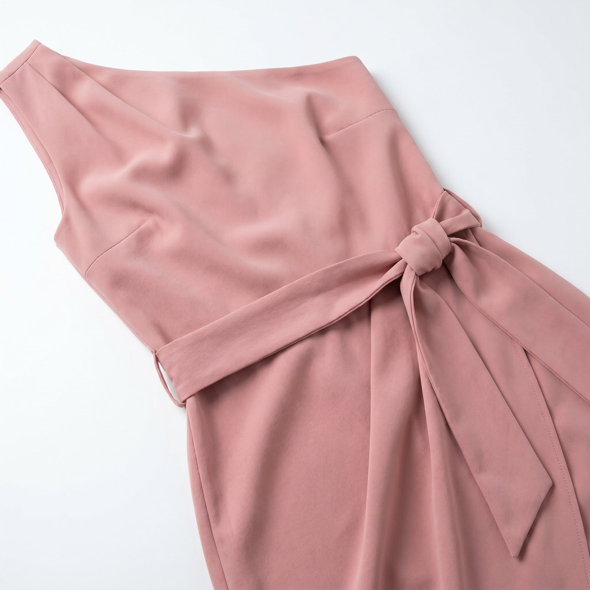 Olivia - Women's One Shoulder Party Mini Dress - Dress - Pink - Taylor & Bennett