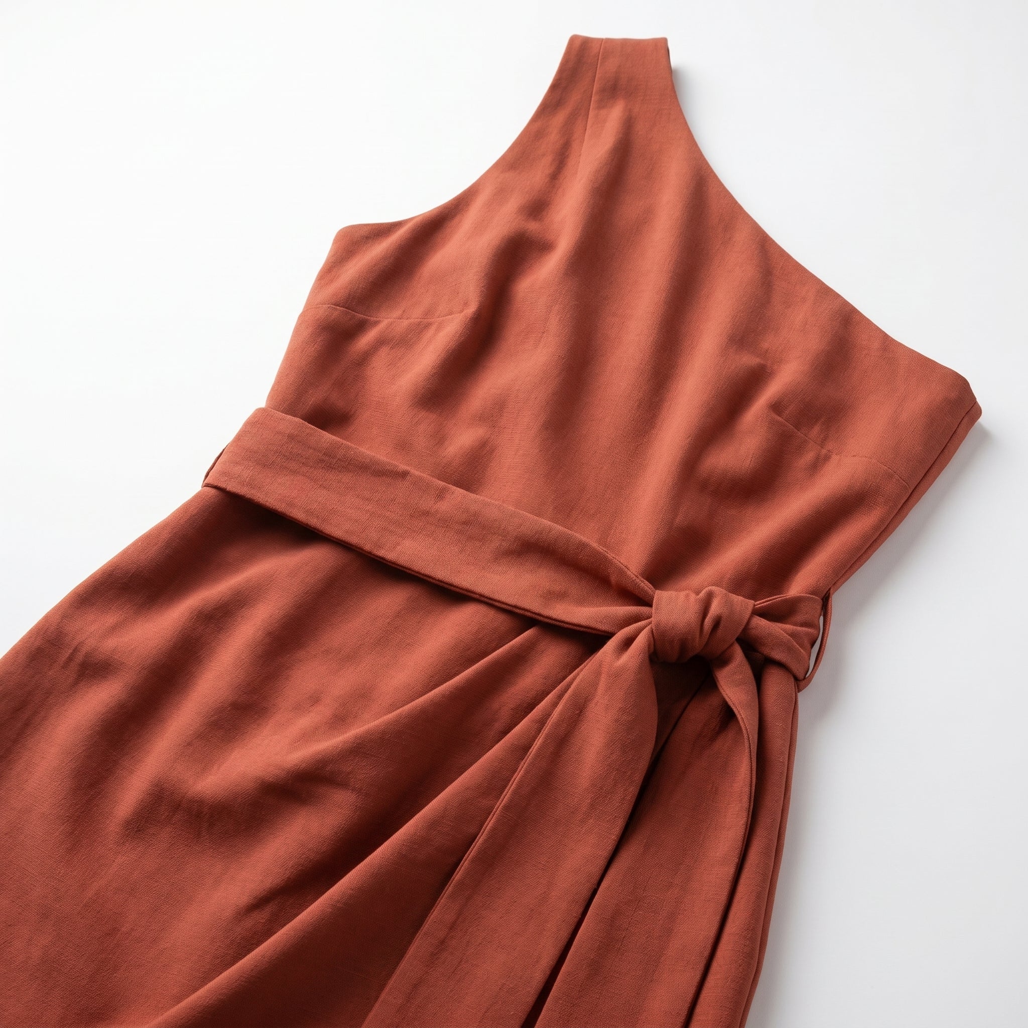 Olivia - Women's One Shoulder Party Mini Dress - Dress - Red - Taylor & Bennett