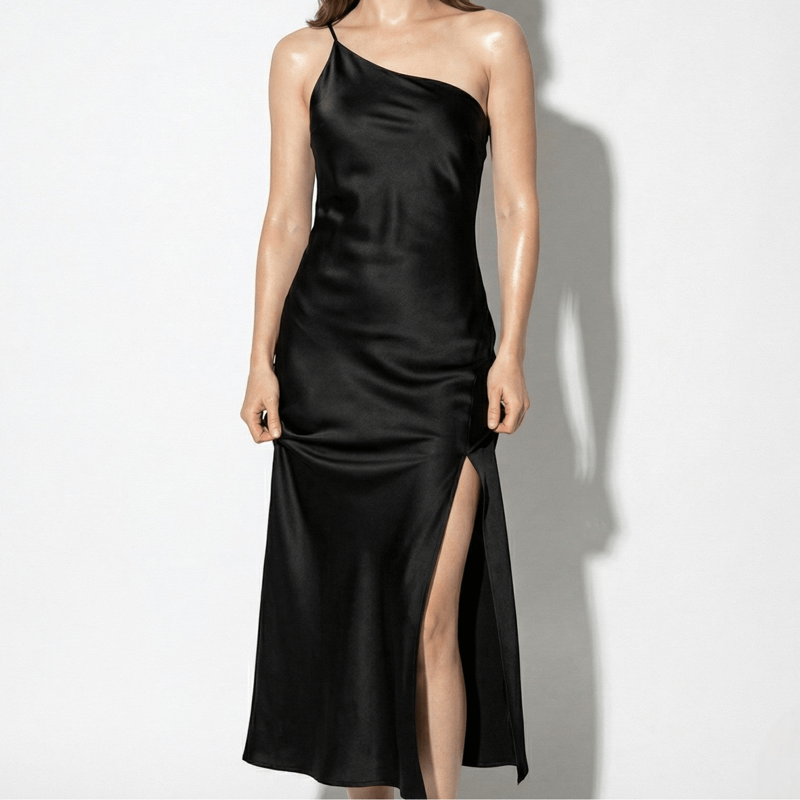 Olivia - Women's Open Back Maxi Dress - Maxi Dress - Black - Taylor & Bennett
