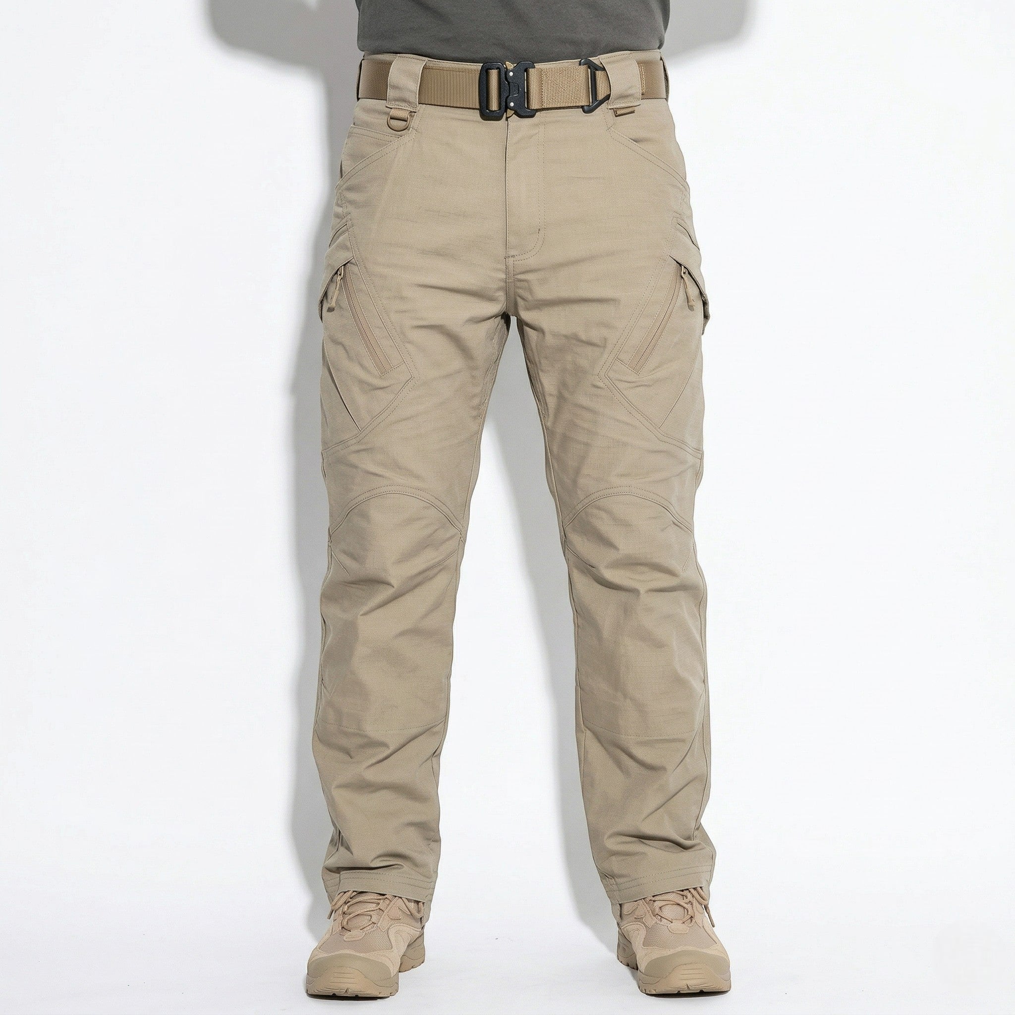 Owen - Men's Ripstop Cargo Pants - Cargo Pants - Khaki - Taylor & Bennett