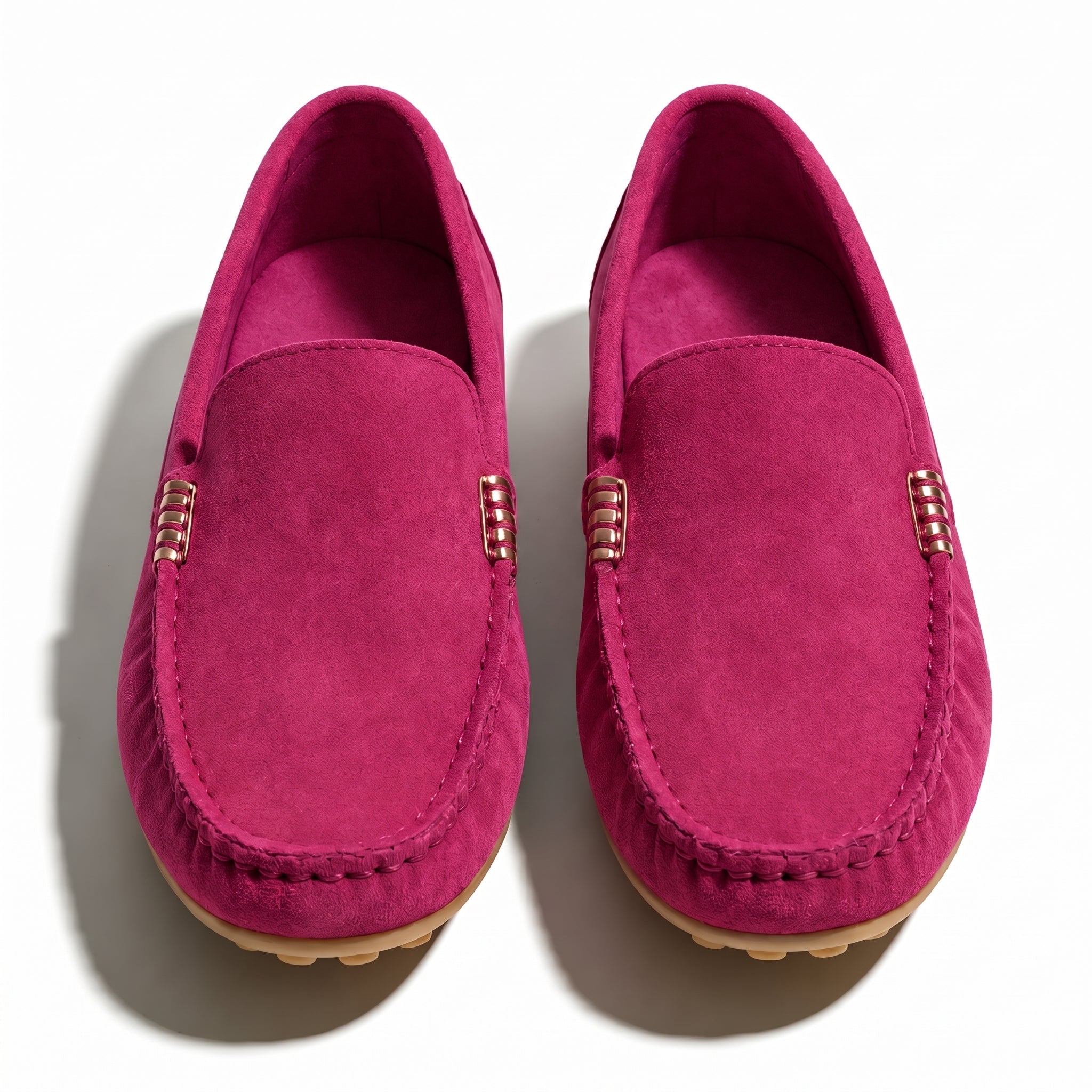 Roselyn - Women's Round Toe Orthopaedic Loafers - Loafers - Rose Red - Taylor & Bennett