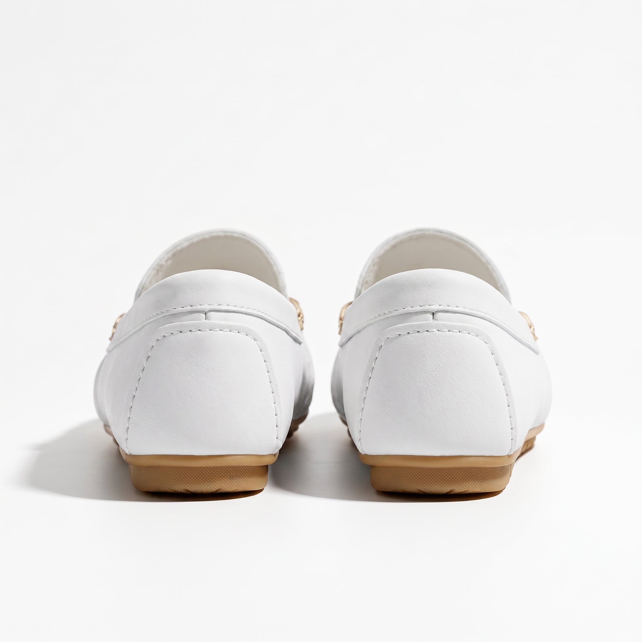 Roselyn - Women's Round Toe Orthopaedic Loafers - Loafers - White - Taylor & Bennett