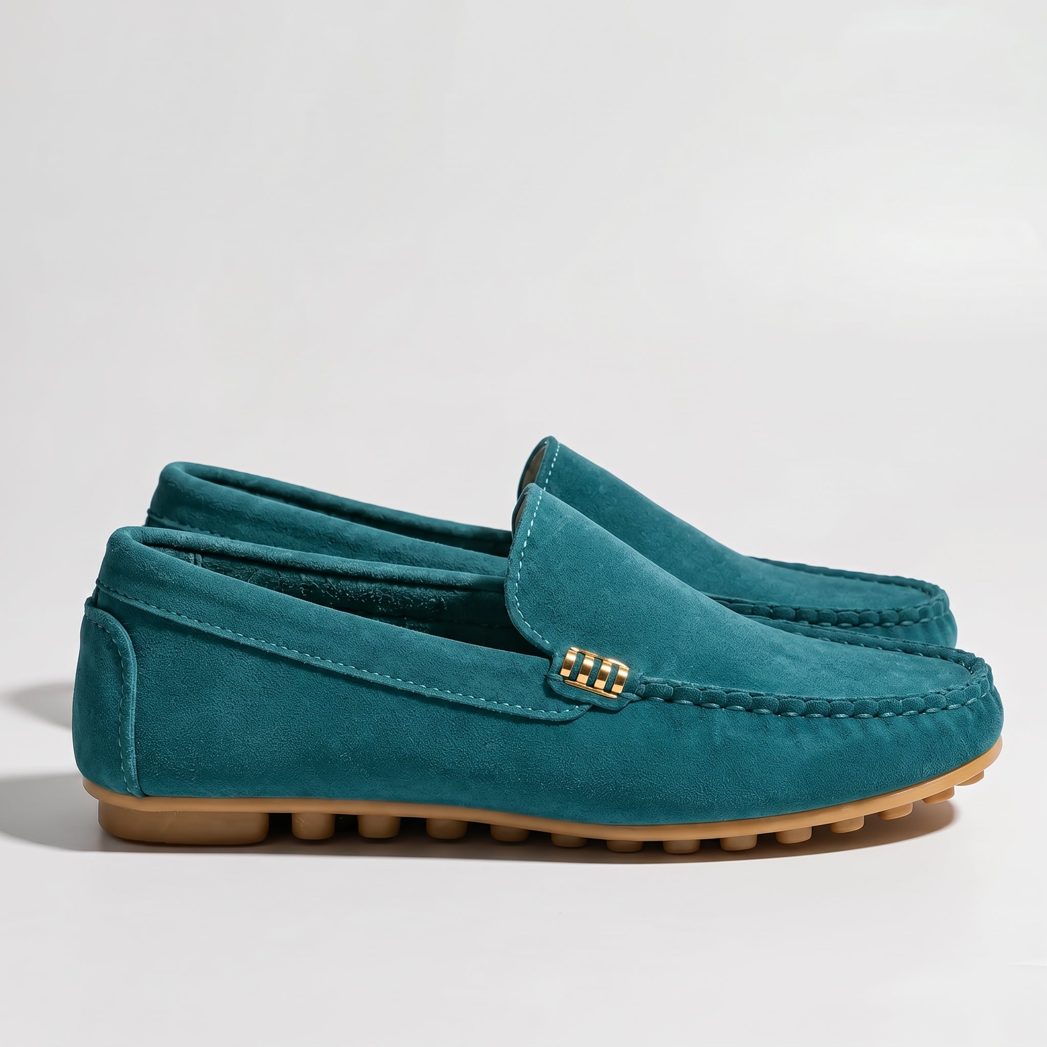 Roselyn - Women's Round Toe Orthopaedic Loafers - Loafers - Pine Green - Taylor & Bennett