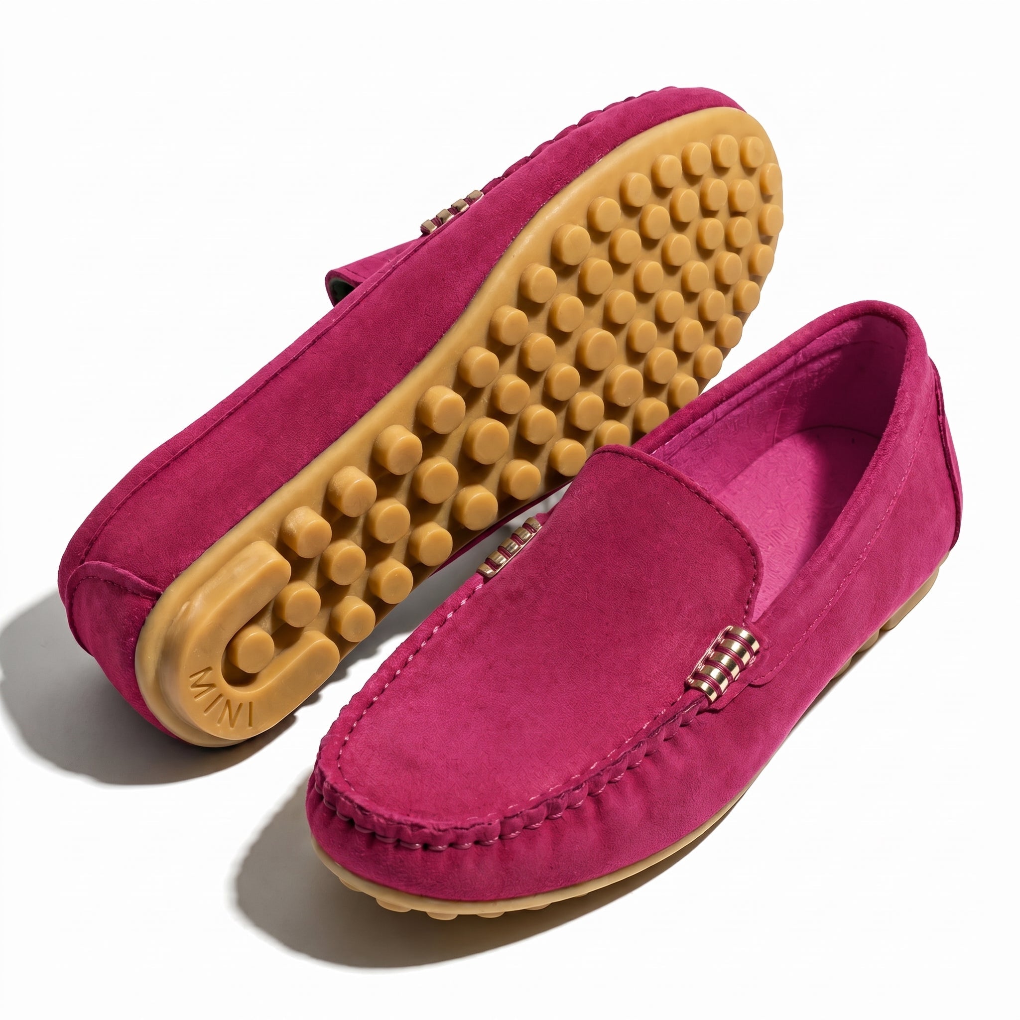 Roselyn - Women's Round Toe Orthopaedic Loafers - Loafers - Rose Red - Taylor & Bennett