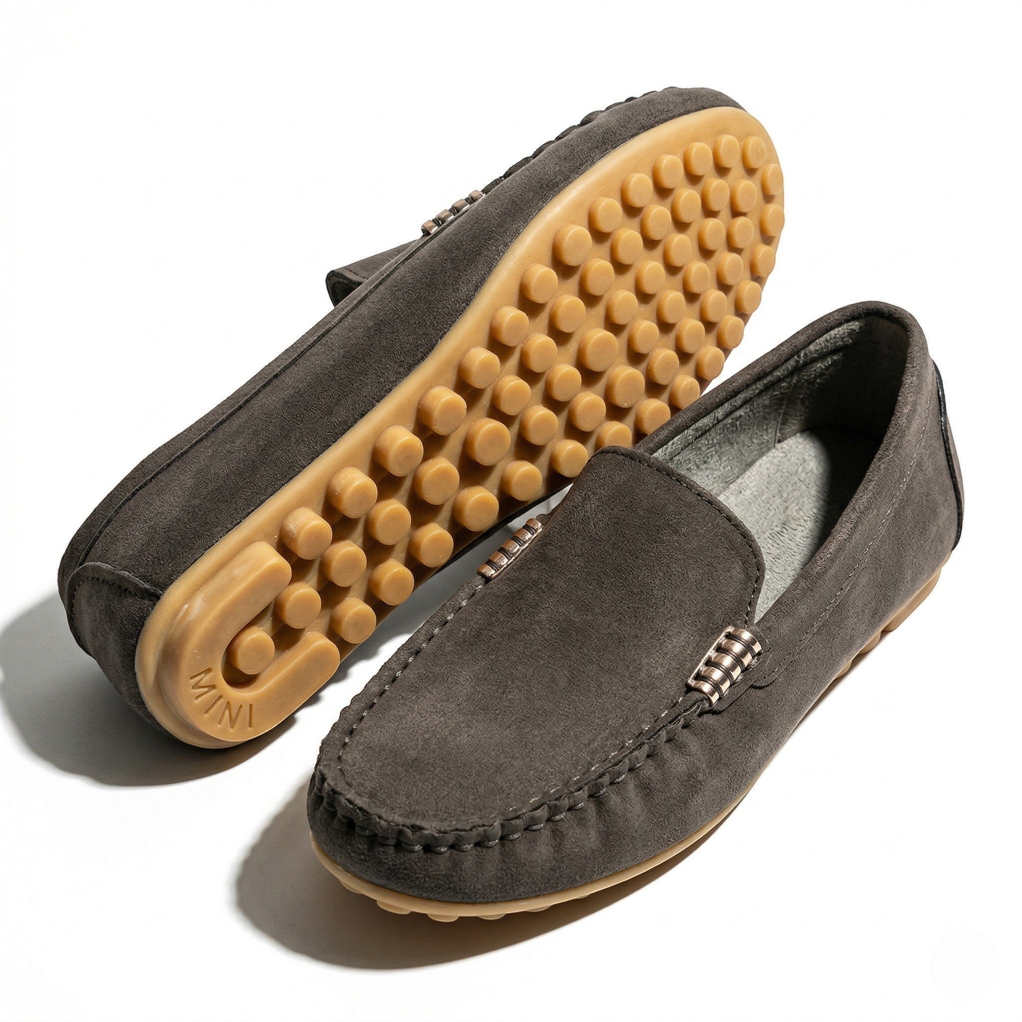 Roselyn - Women's Round Toe Slip - On Loafers - Loafers - Brown - Taylor & Bennett