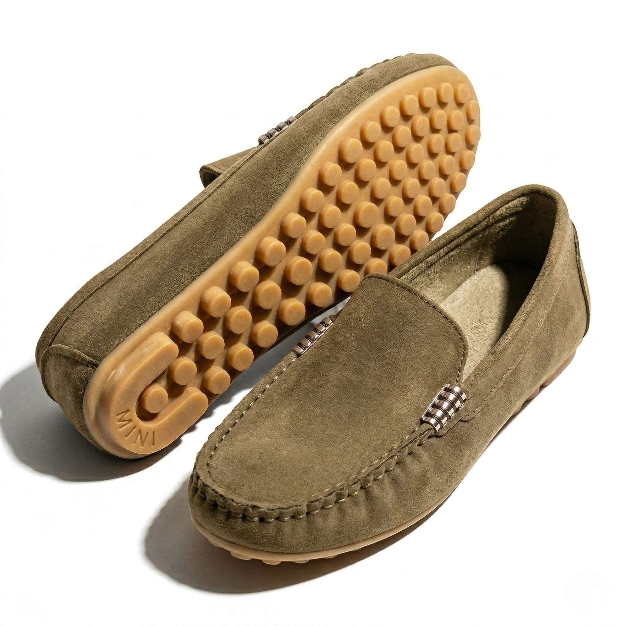 Roselyn - Women's Round Toe Slip - On Loafers - Loafers - Green - Taylor & Bennett