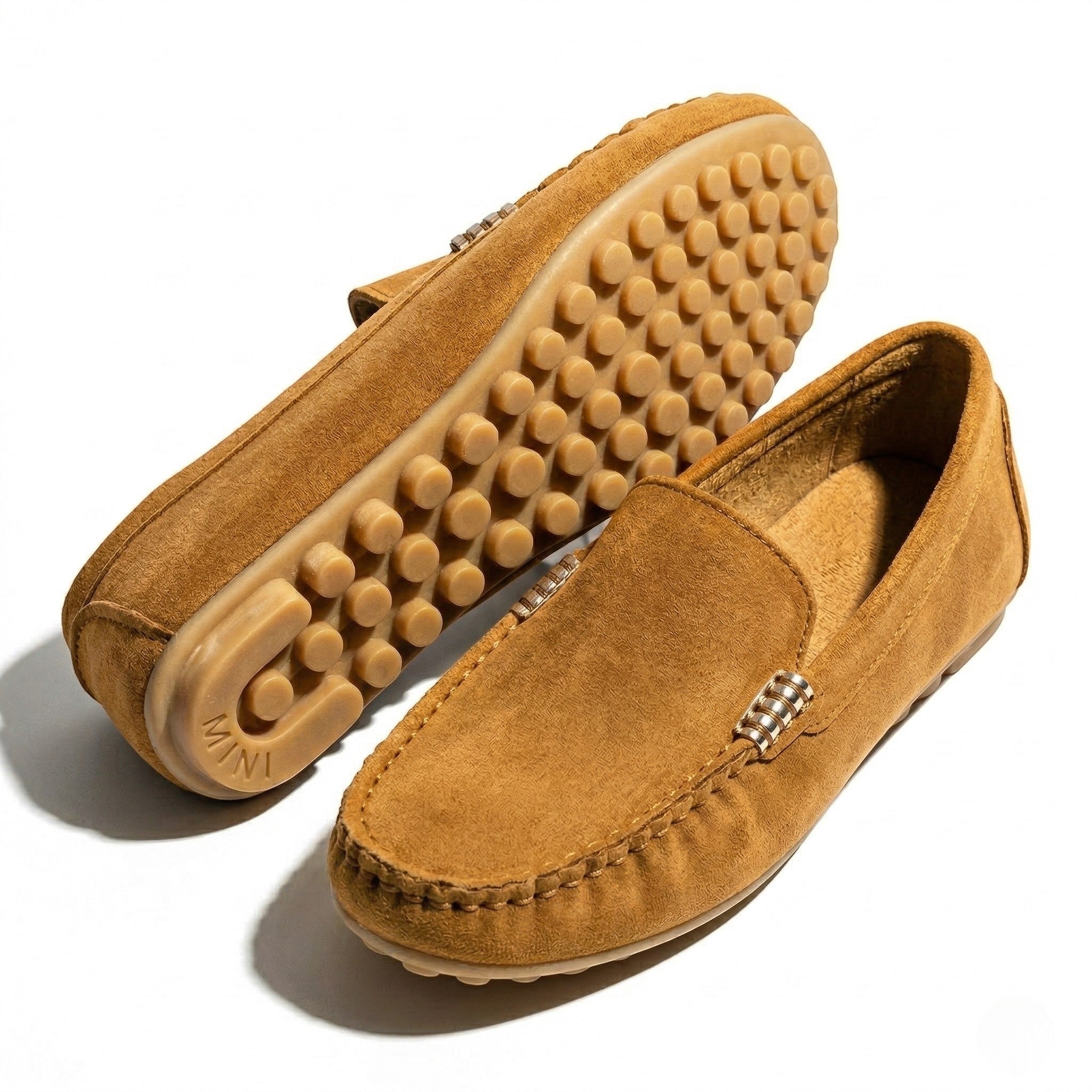 Roselyn - Women's Round Toe Slip - On Loafers - Loafers - Yellow - Taylor & Bennett