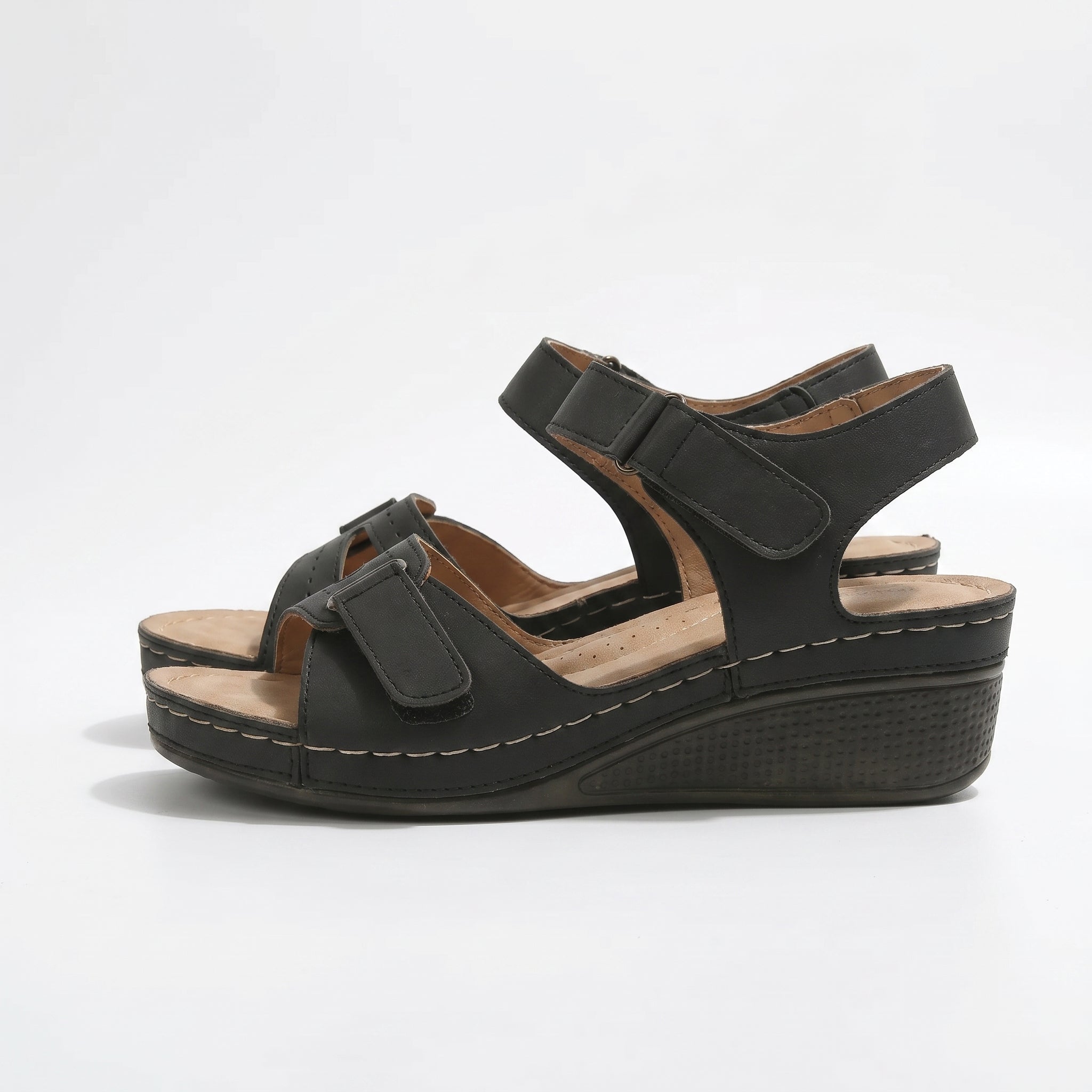 Rosie - Women's Lightweight Orthopaedic Summer Sandals - Footwear - Black - Taylor & Bennett
