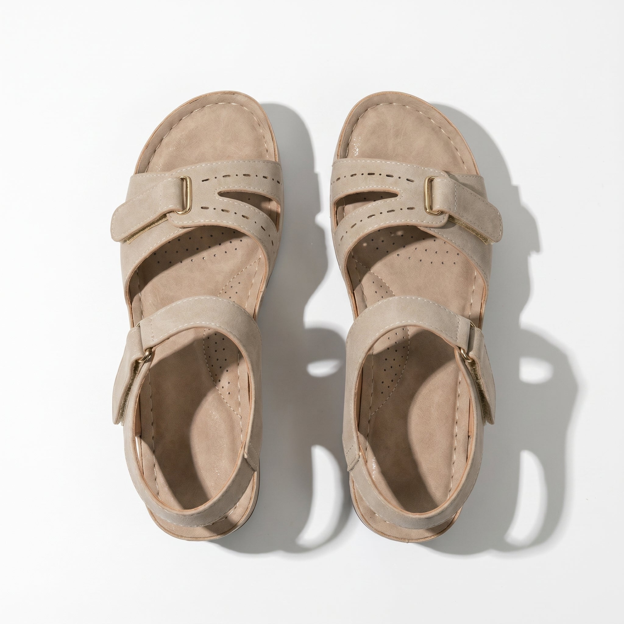 Rosie - Women's Lightweight Orthopaedic Summer Sandals - Footwear - Beige - Taylor & Bennett