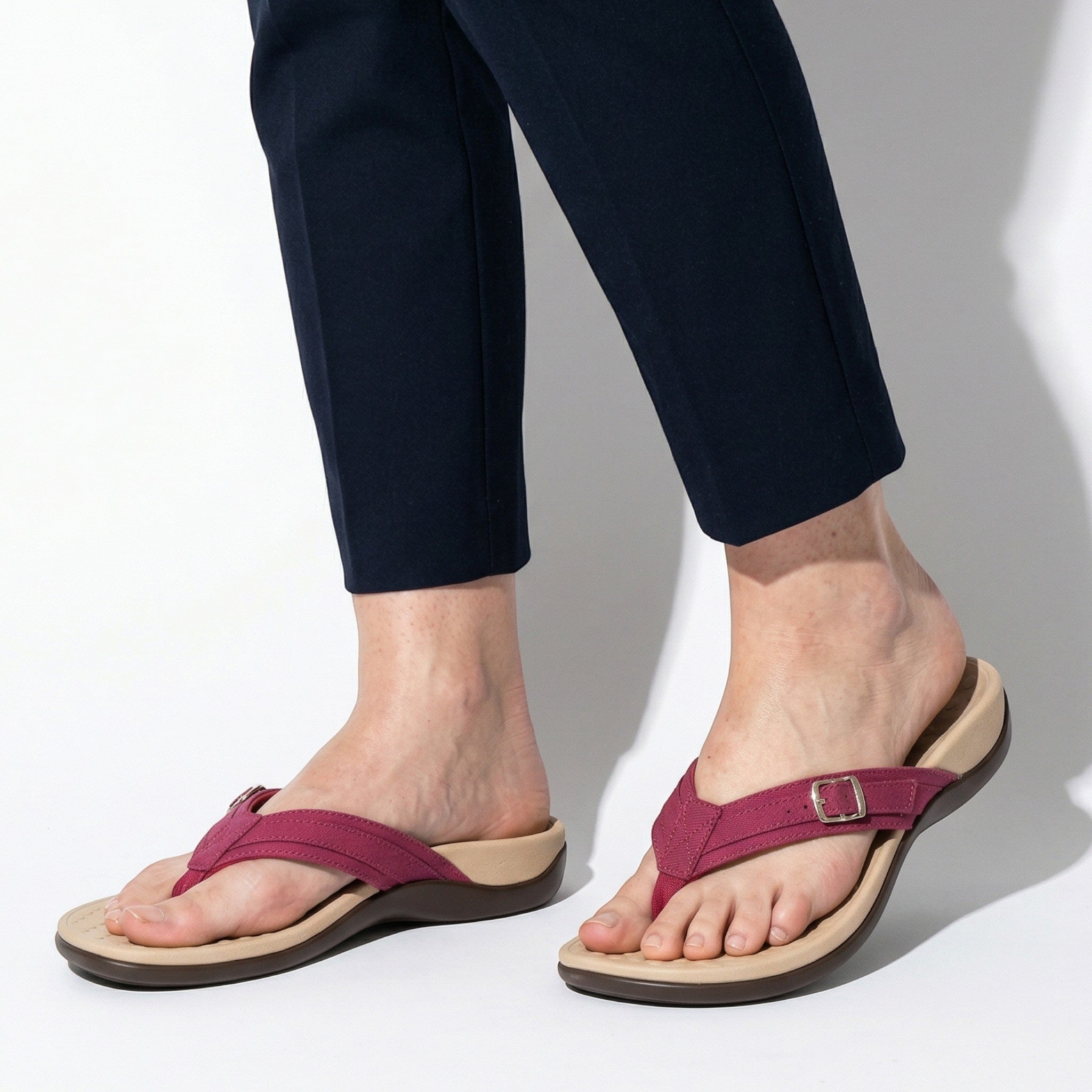 Rossie - Women's Orthopaedic Sandals - Sandal - Red - Taylor & Bennett