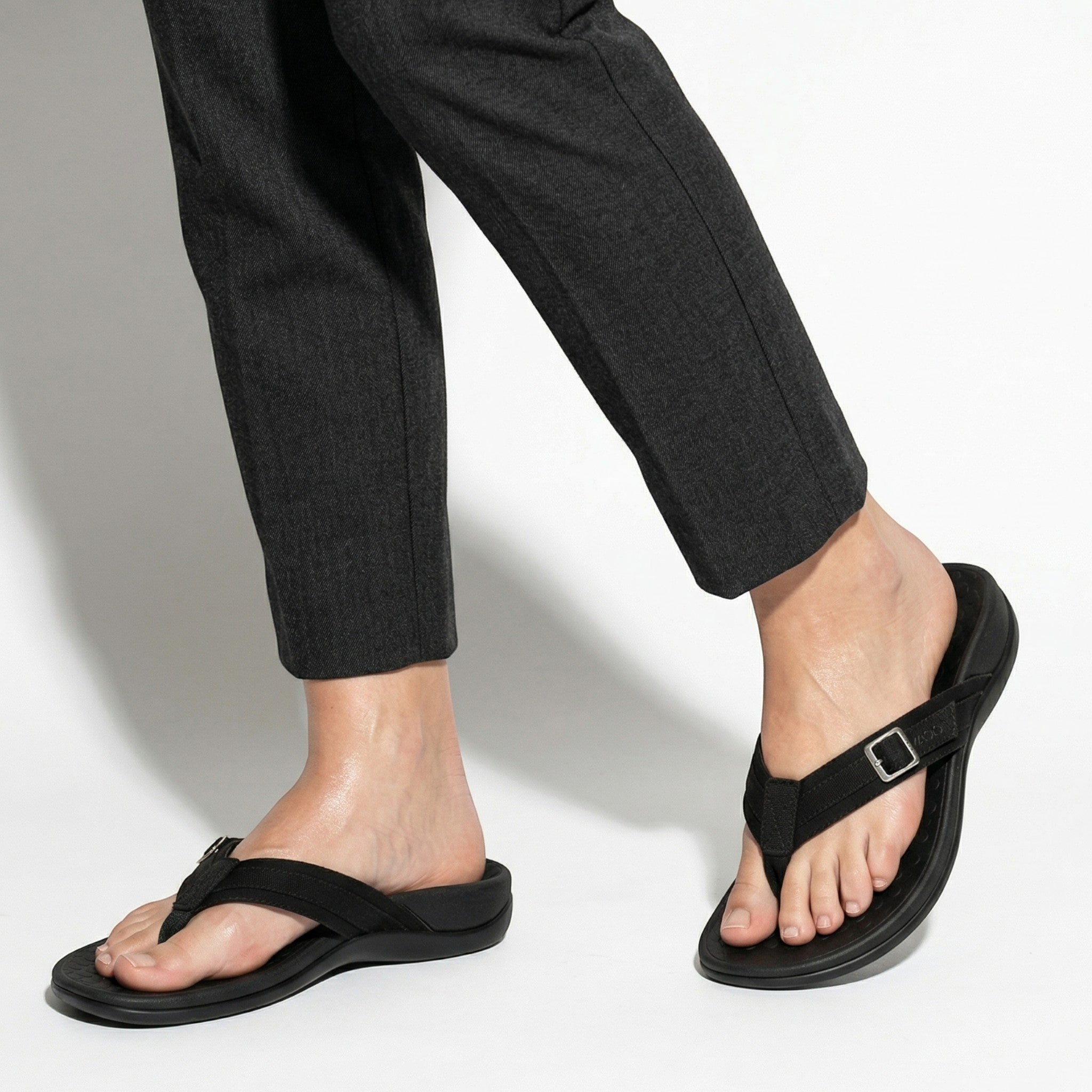 Rossie - Women's Orthopaedic Sandals - Sandal - Black - Taylor & Bennett
