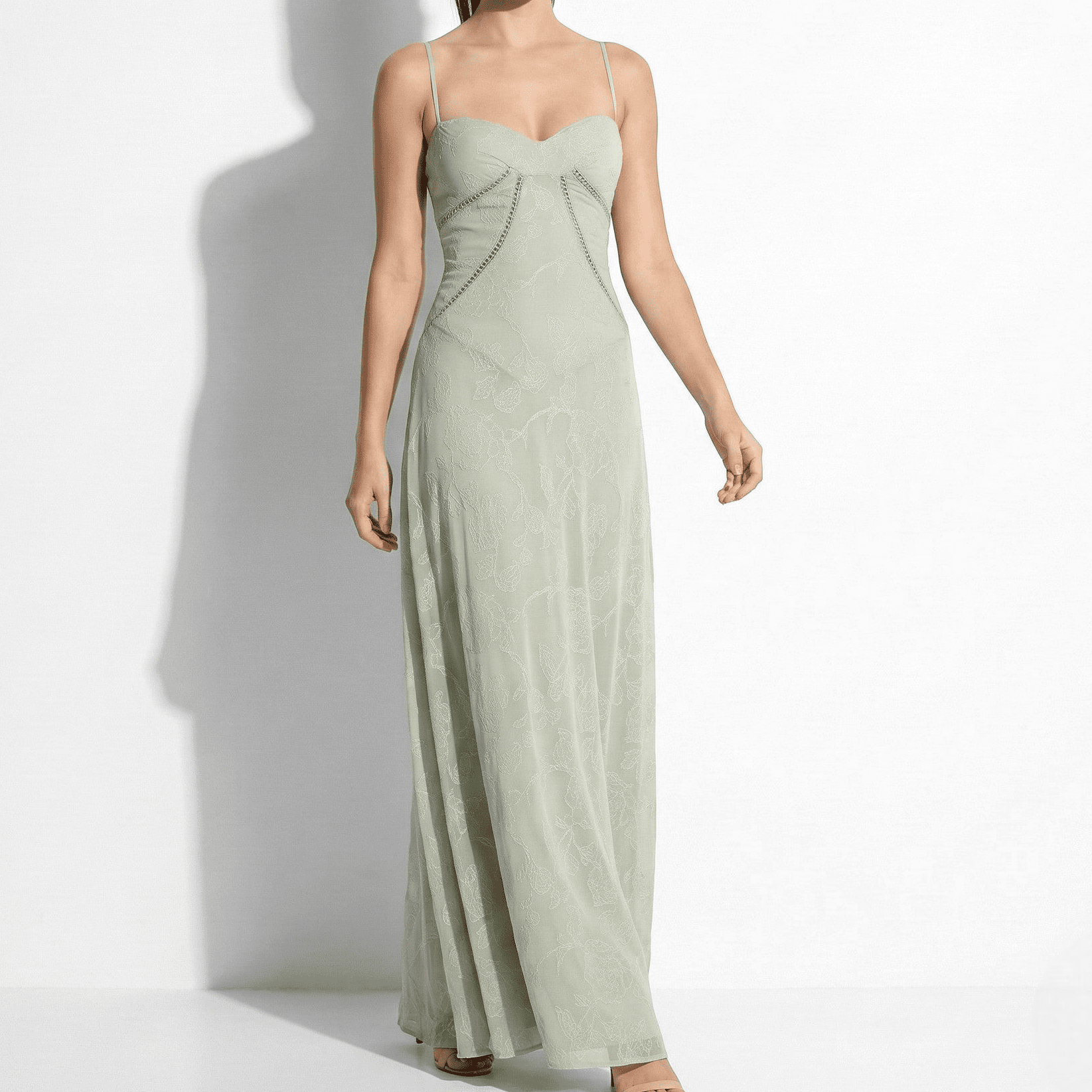 Scarlett - Women's Lace Maxi Dress - Dresses - Mint Green - Taylor & Bennett