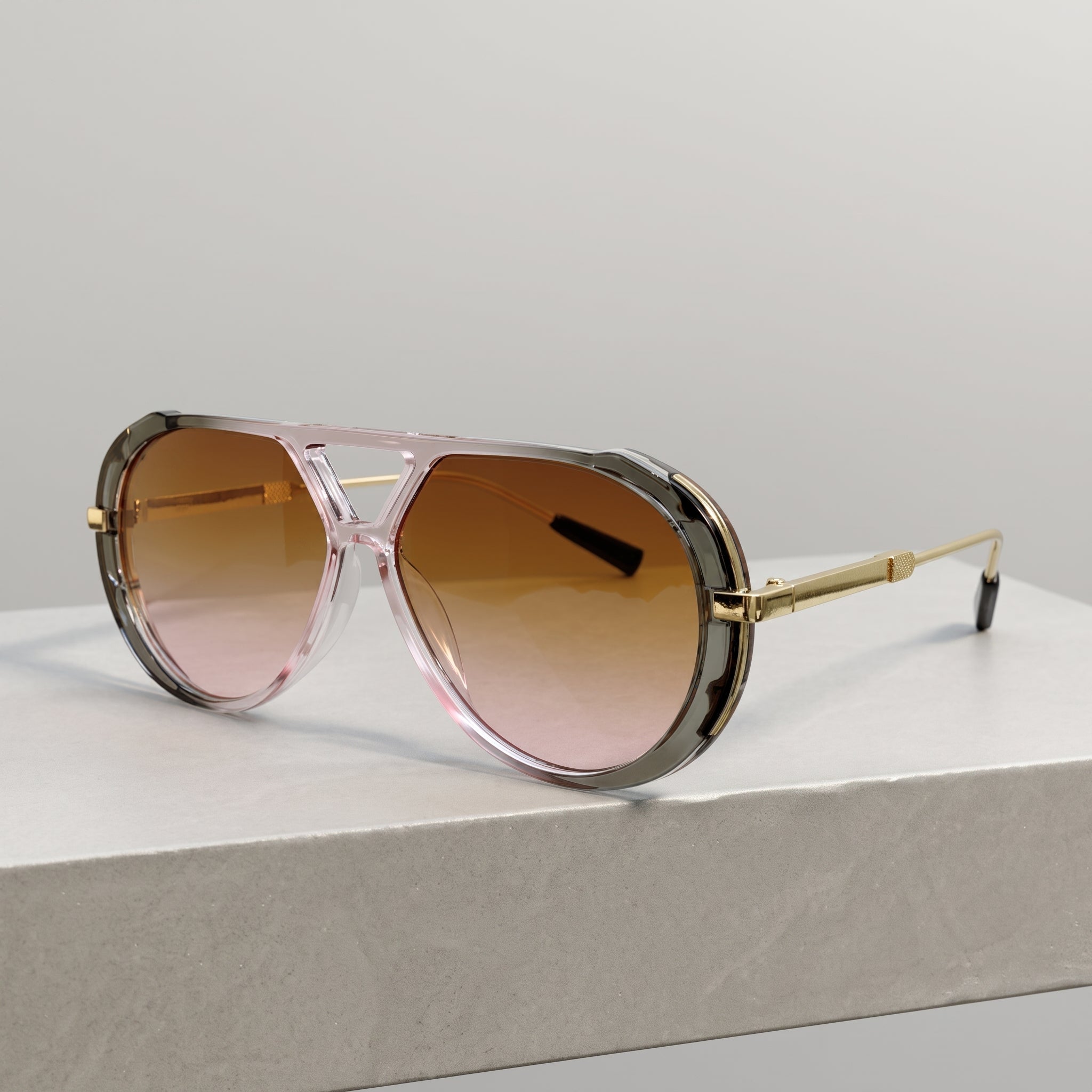 Sophie - Women's Summer Tortoiseshell Gradient Sunglasses - Sunglasses - Brown - Taylor & Bennett