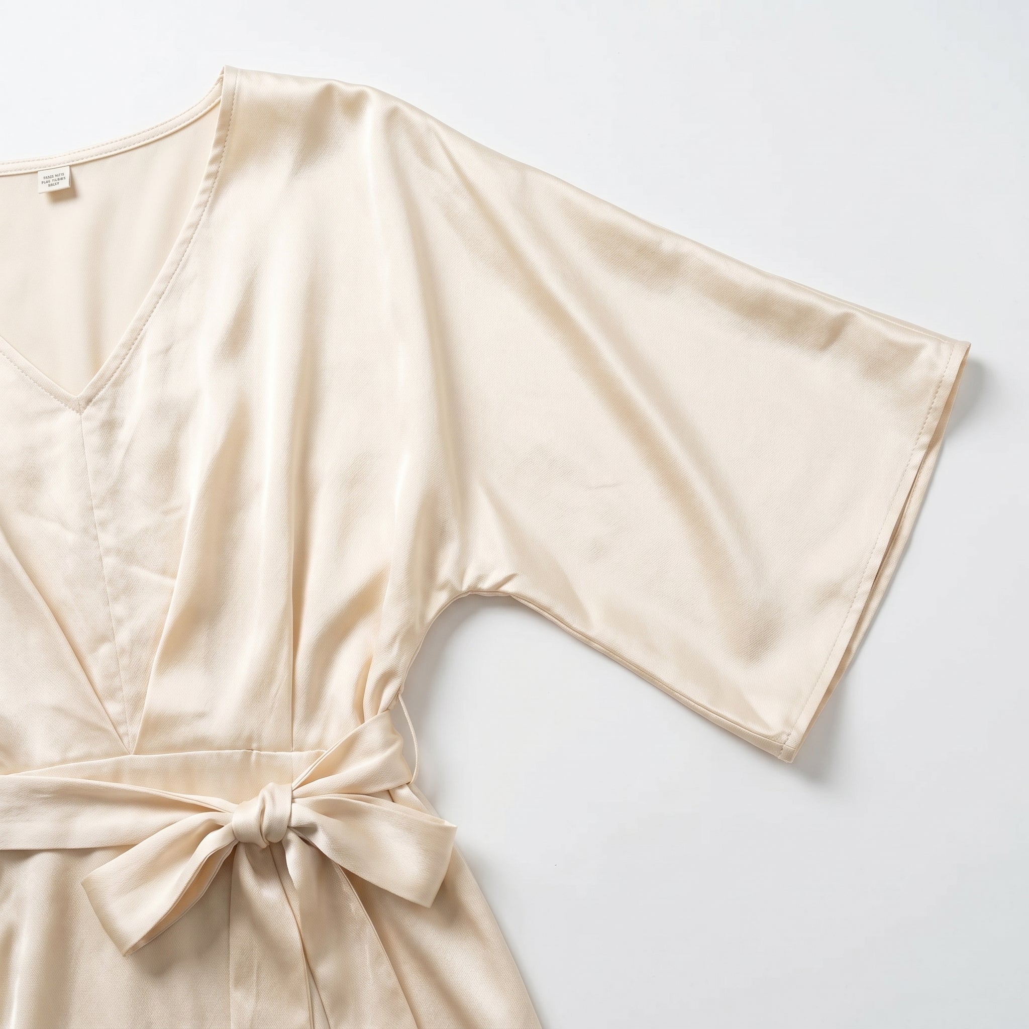 Thea - Women's V - Neck Batwing Sleeve Maxi Dress - Dress - Champagne - Taylor & Bennett