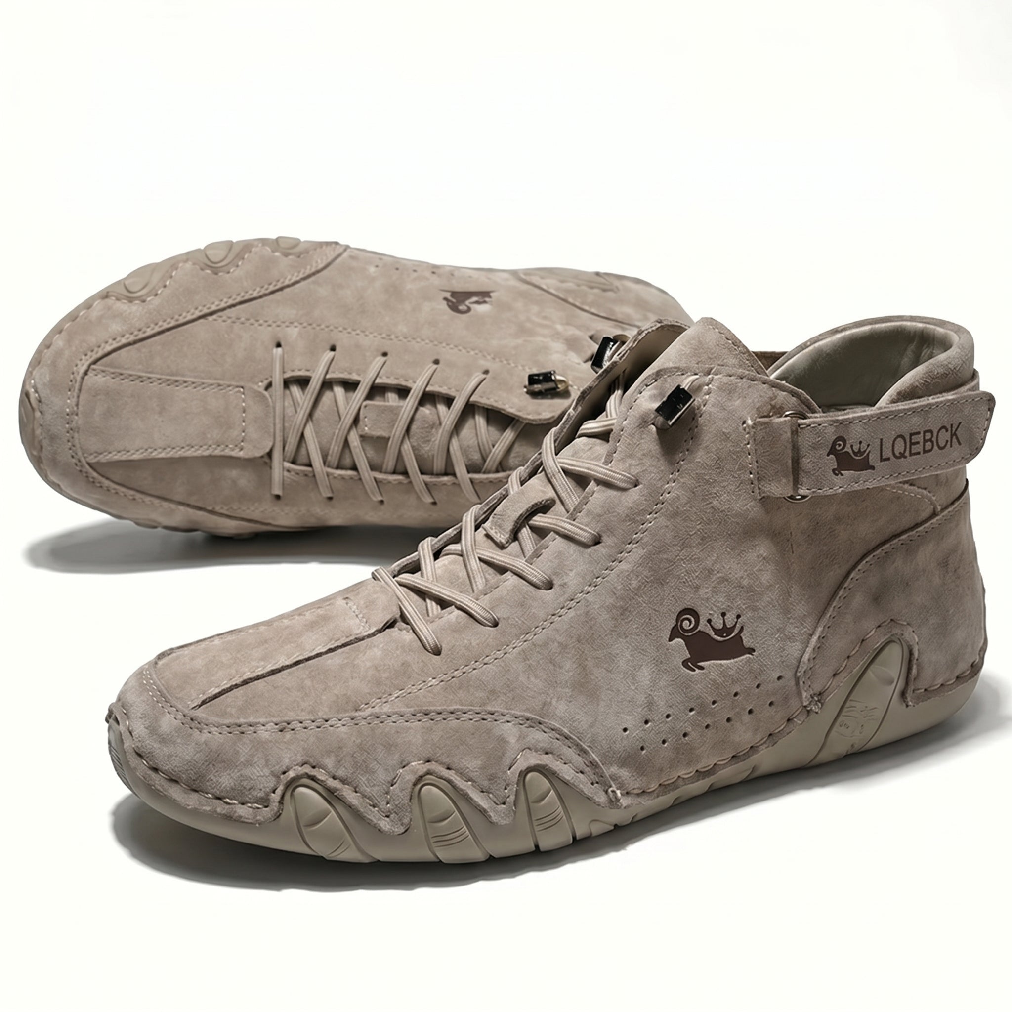 Thomas - Men's Non - Slip Barefoot Shoes - Shoes - Khaki - Taylor & Bennett